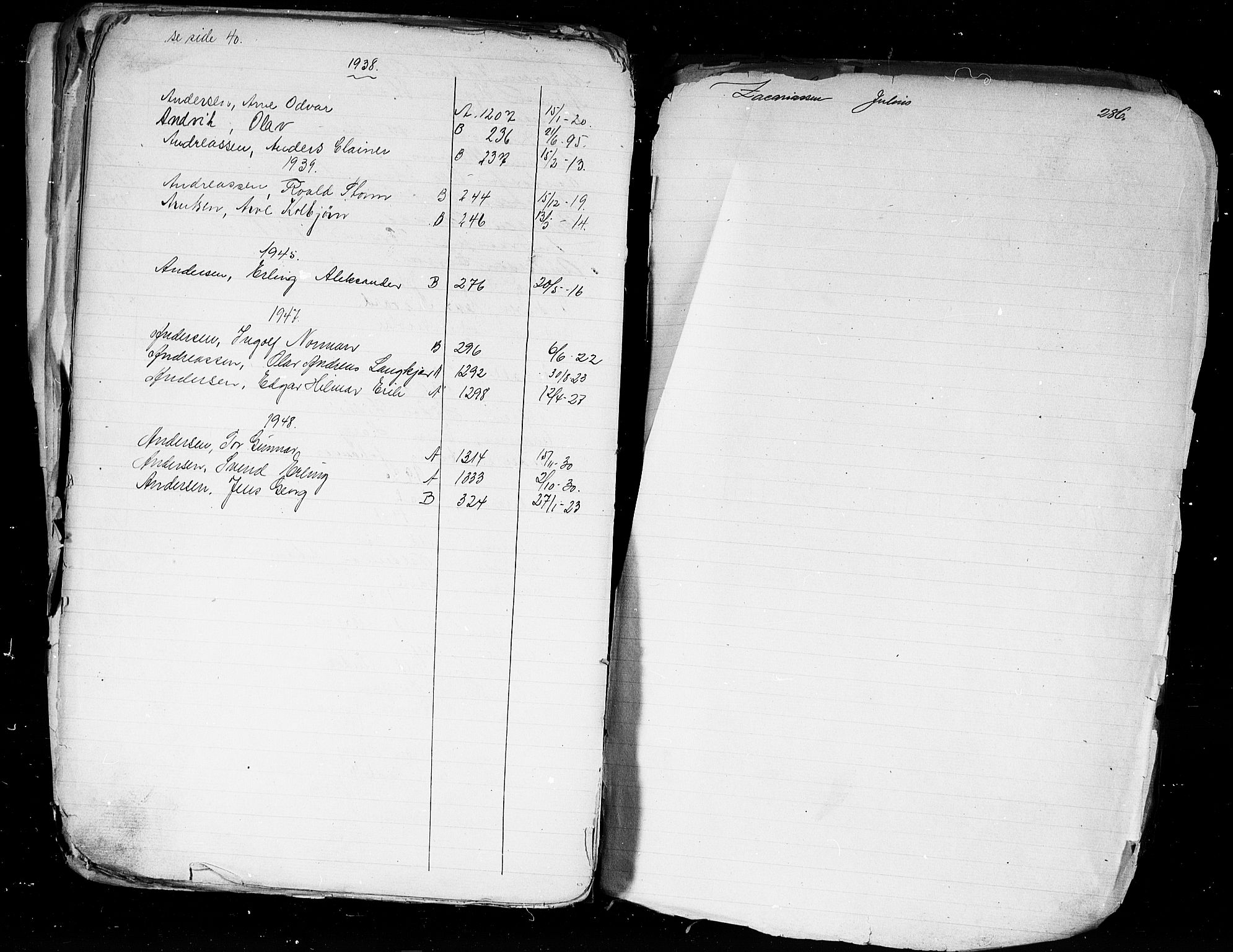 Sarpsborg mønstringskontor, AV/SAO-A-10569c/F/Fa/L0001: Register til annotasjonsrullen, 1860, s. 45