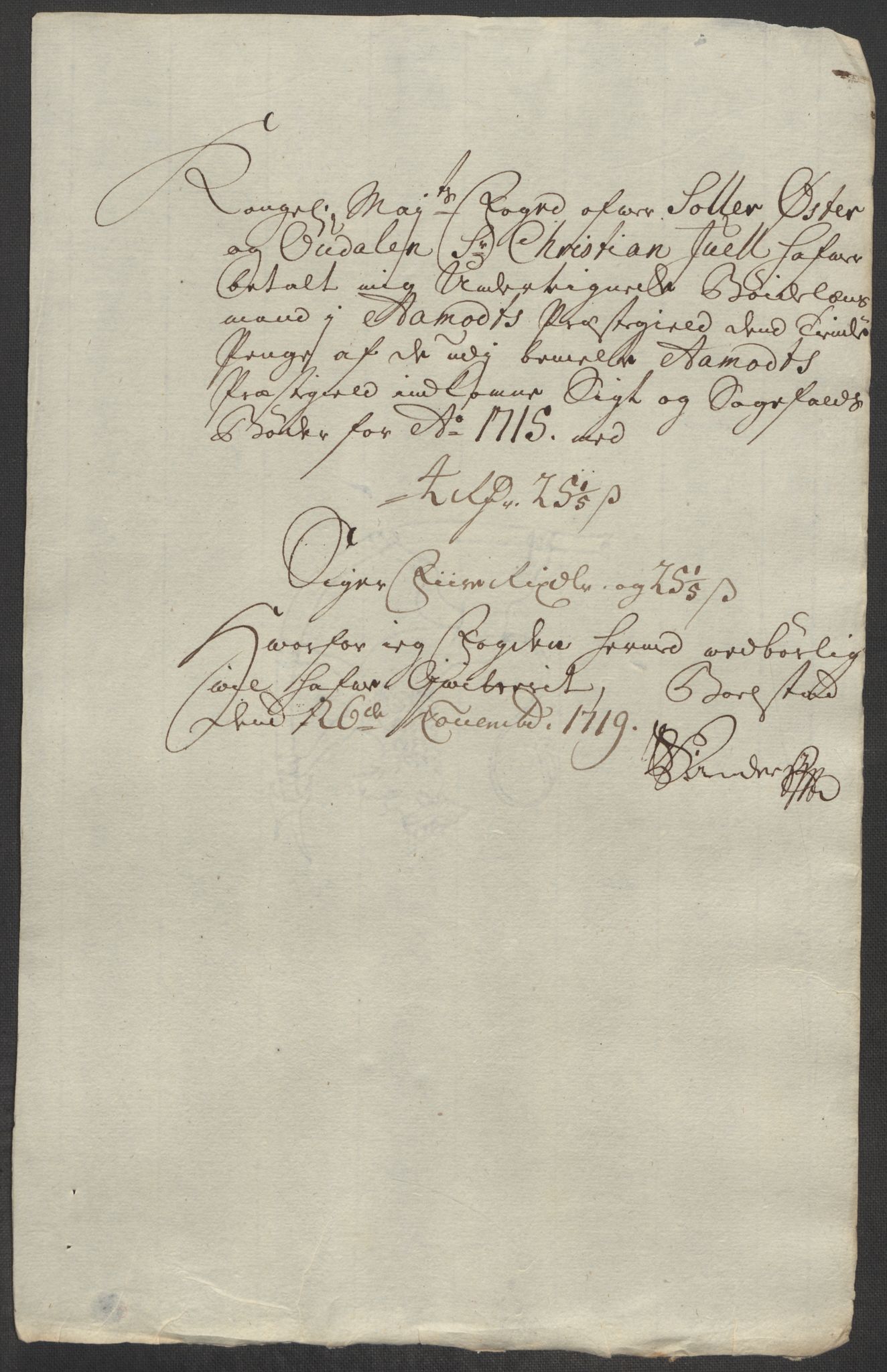 Rentekammeret inntil 1814, Reviderte regnskaper, Fogderegnskap, AV/RA-EA-4092/R13/L0854: Fogderegnskap Solør, Odal og Østerdal, 1715, s. 170