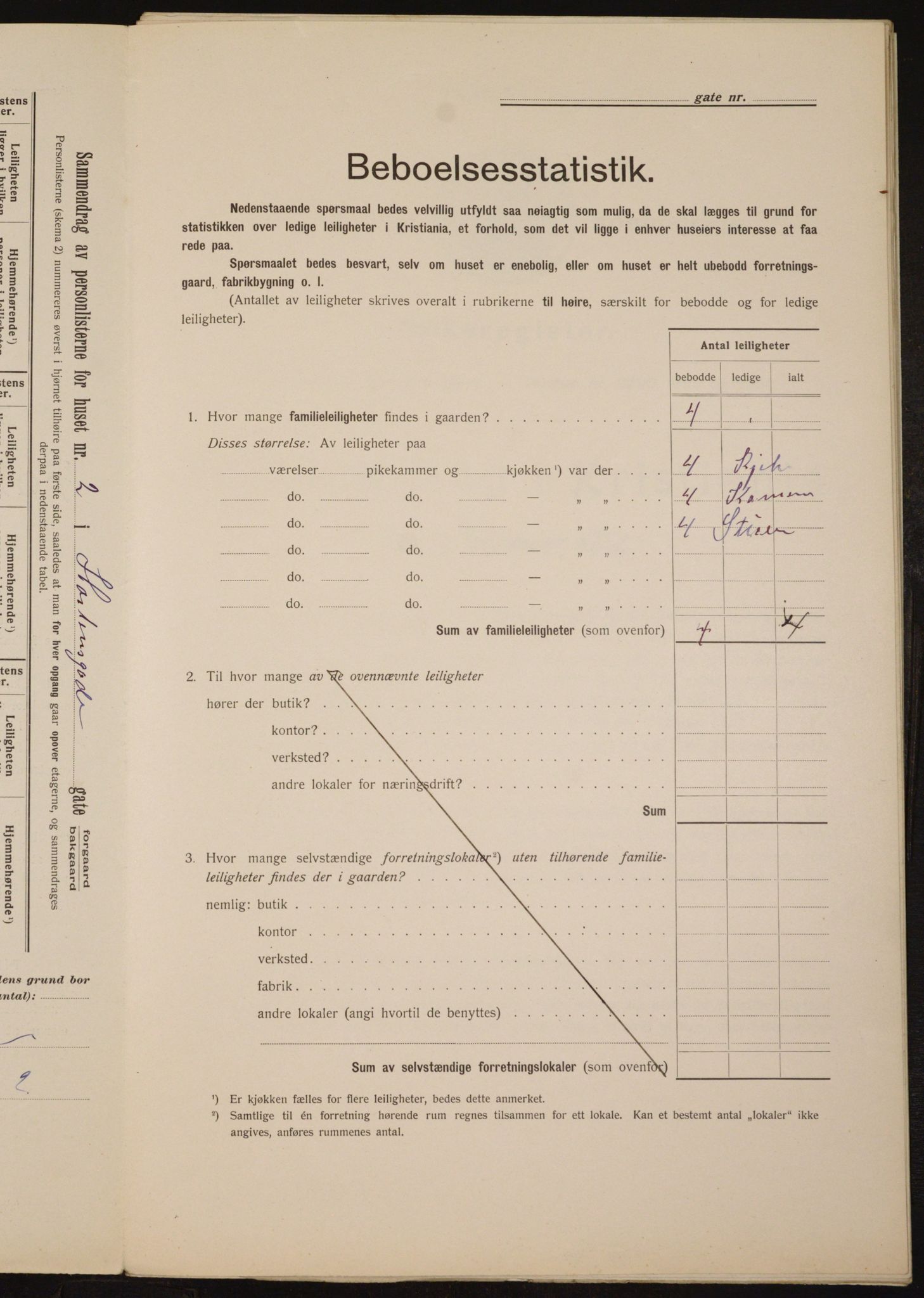 OBA, Kommunal folketelling 1.2.1912 for Kristiania, 1912, s. 41781