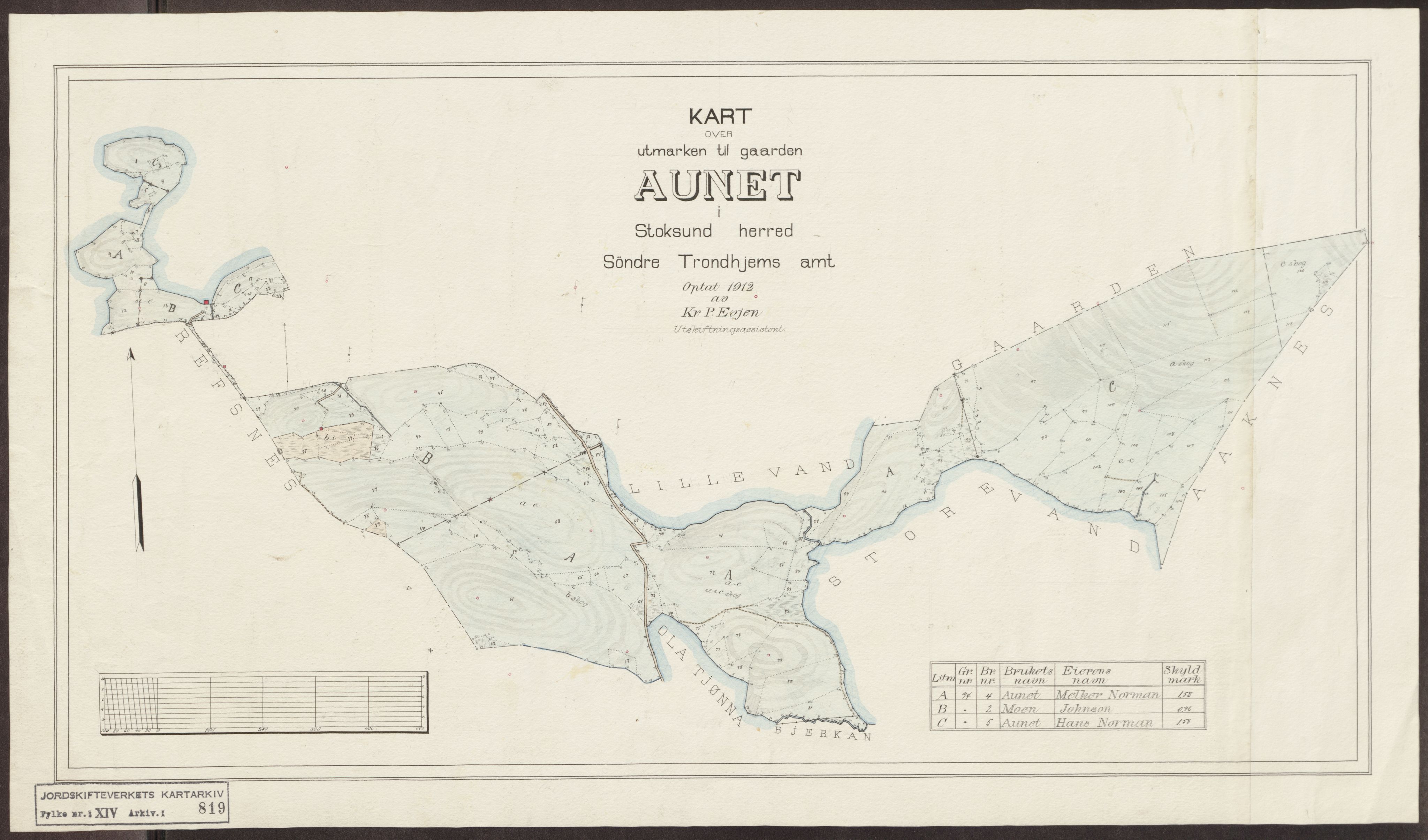 Jordskifteverkets kartarkiv, AV/RA-S-3929/T, 1859-1988, s. 1255