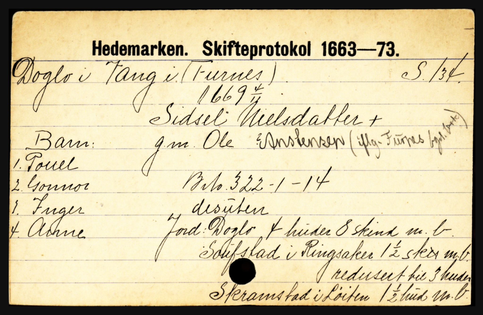 Hedemarken sorenskriveri, SAH/TING-034/J, 1663-1743, s. 713