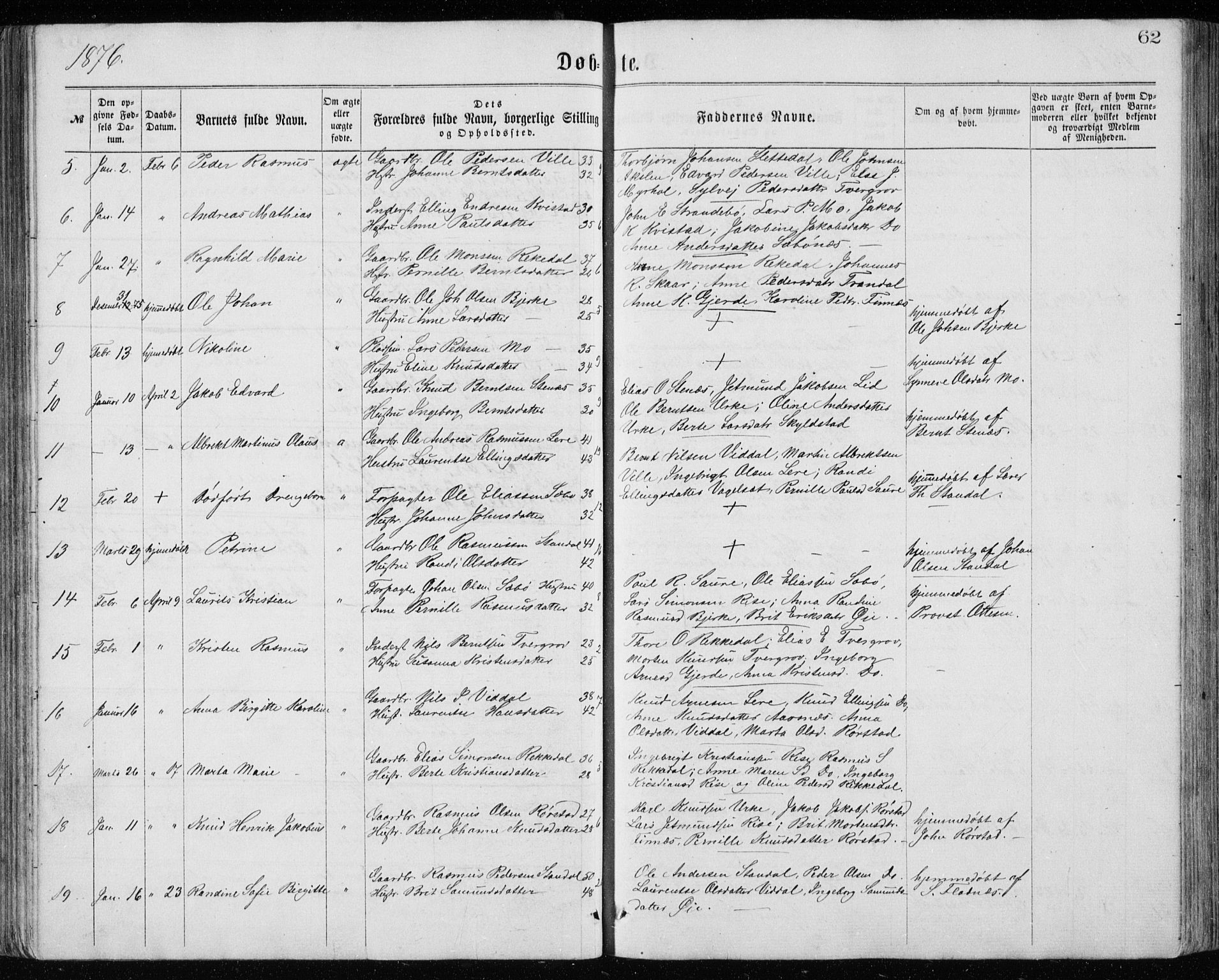 Ministerialprotokoller, klokkerbøker og fødselsregistre - Møre og Romsdal, AV/SAT-A-1454/515/L0214: Klokkerbok nr. 515C01, 1865-1883, s. 62