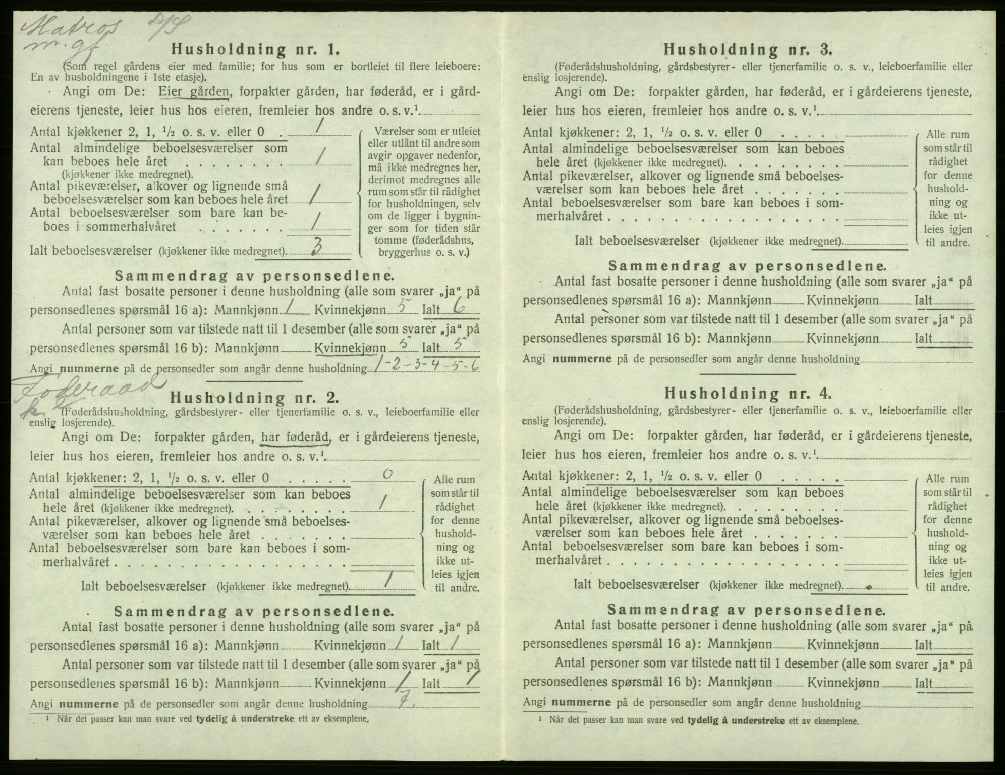 SAB, Folketelling 1920 for 1223 Tysnes herred, 1920, s. 324