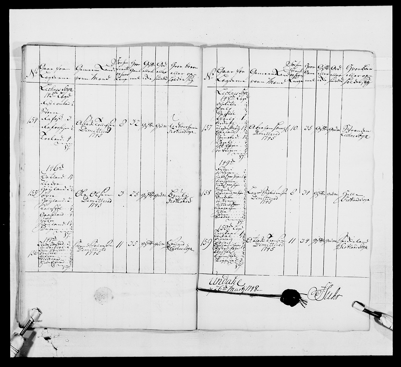 Kommanderende general (KG I) med Det norske krigsdirektorium, AV/RA-EA-5419/E/Ea/L0523: 2. Vesterlenske regiment, 1748-1765, s. 144