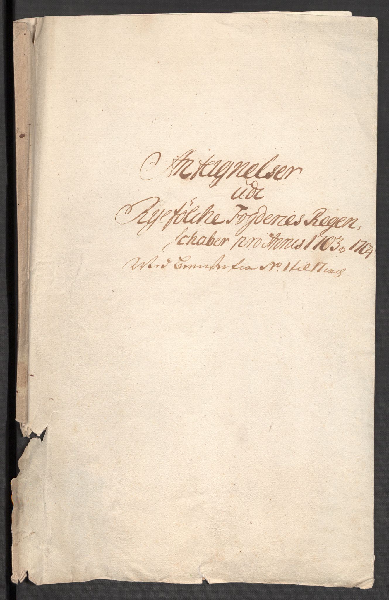 Rentekammeret inntil 1814, Reviderte regnskaper, Fogderegnskap, AV/RA-EA-4092/R47/L2860: Fogderegnskap Ryfylke, 1703-1705, s. 398