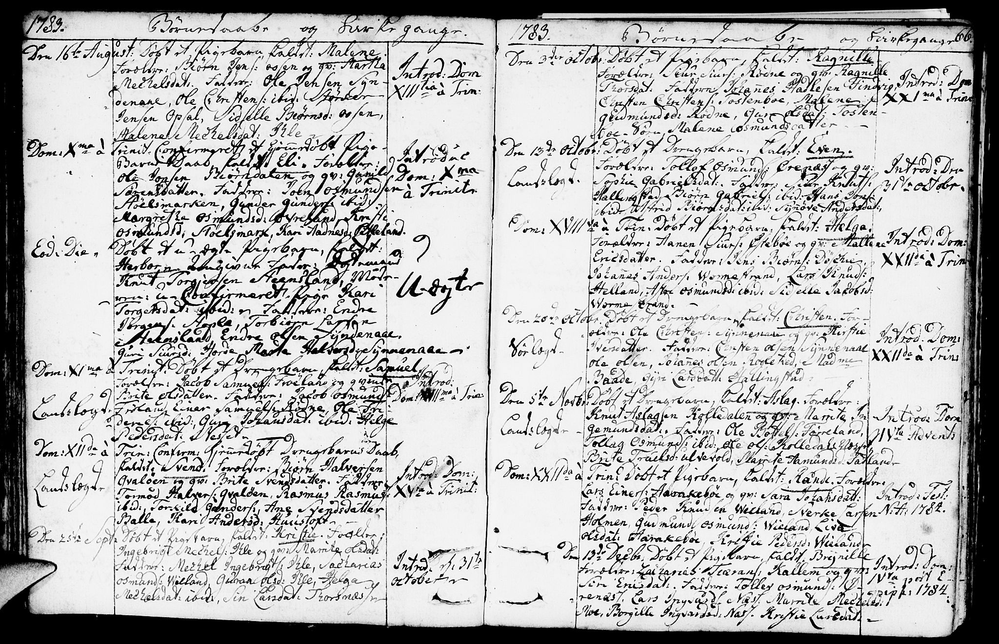 Vikedal sokneprestkontor, AV/SAST-A-101840/01/IV: Ministerialbok nr. A 2, 1779-1817, s. 66