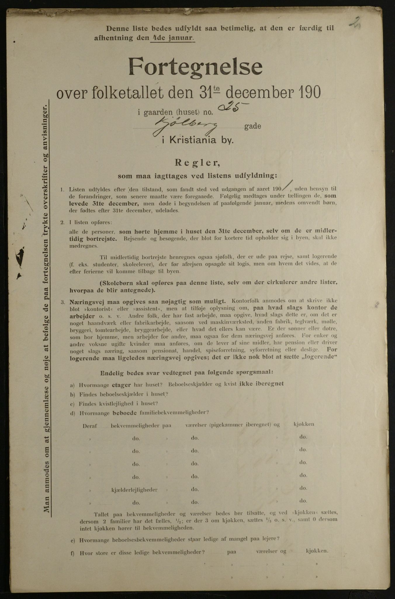 OBA, Kommunal folketelling 31.12.1901 for Kristiania kjøpstad, 1901, s. 8001