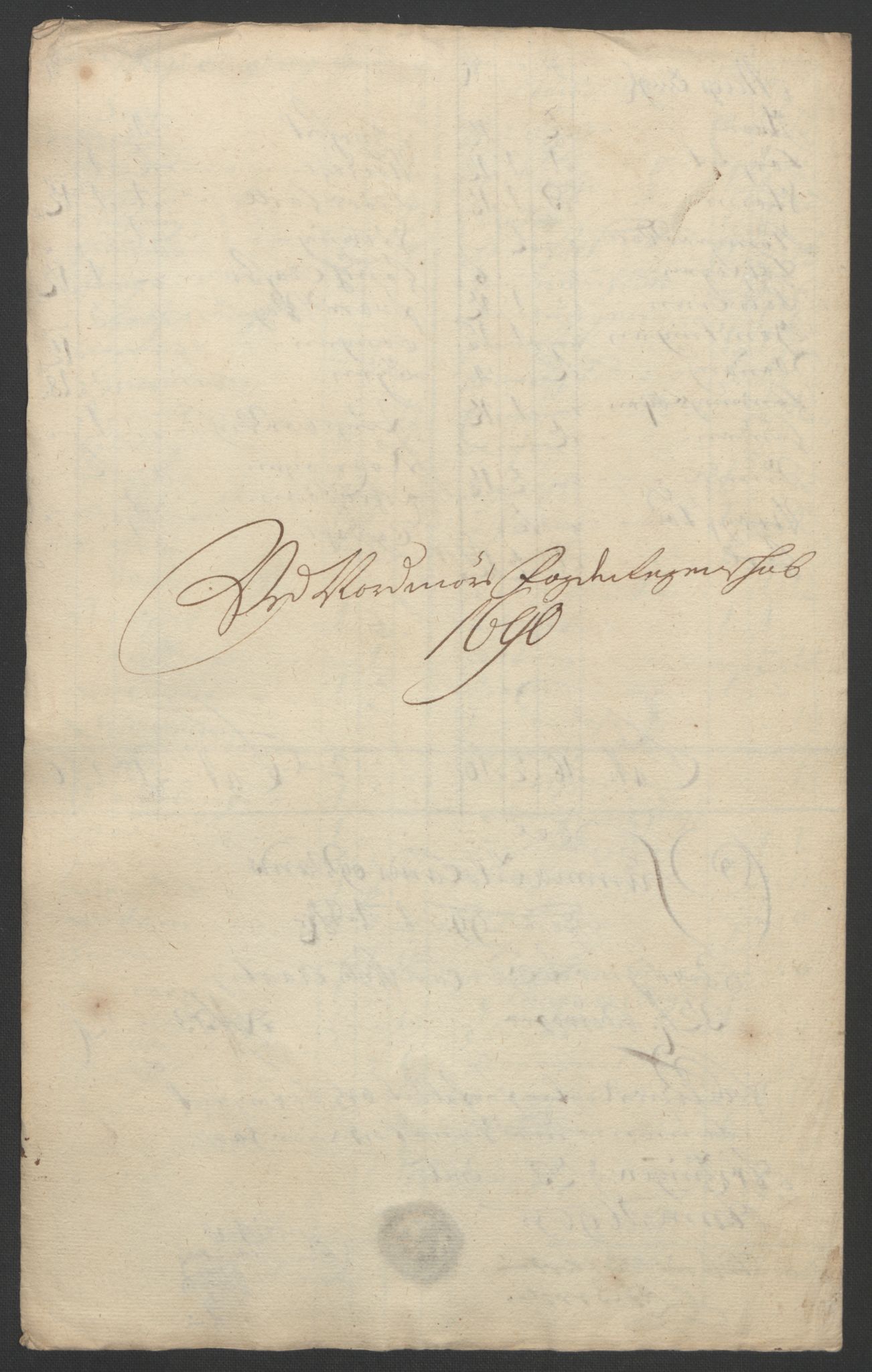 Rentekammeret inntil 1814, Reviderte regnskaper, Fogderegnskap, RA/EA-4092/R56/L3734: Fogderegnskap Nordmøre, 1690-1691, s. 201