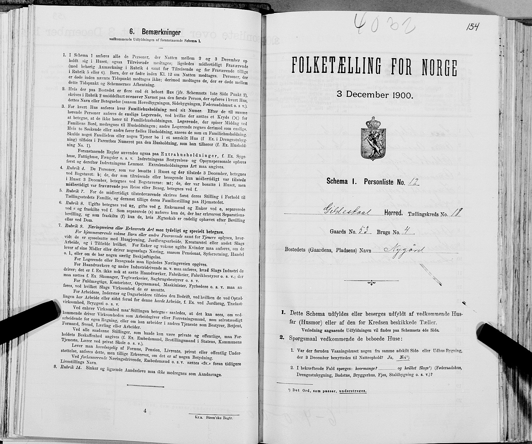 SAT, Folketelling 1900 for 1838 Gildeskål herred, 1900, s. 1137