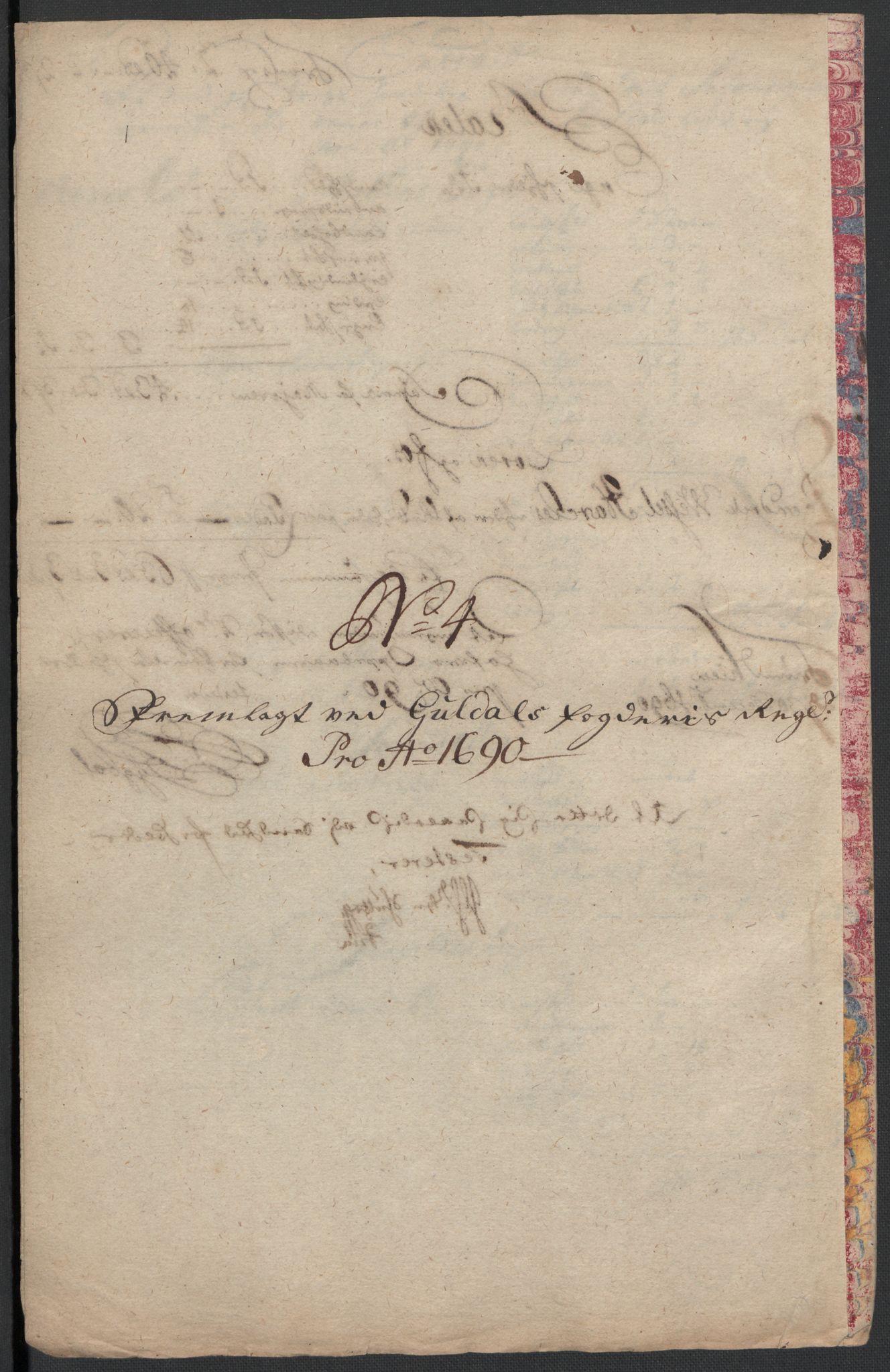Rentekammeret inntil 1814, Reviderte regnskaper, Fogderegnskap, RA/EA-4092/R59/L3940: Fogderegnskap Gauldal, 1689-1690, s. 393