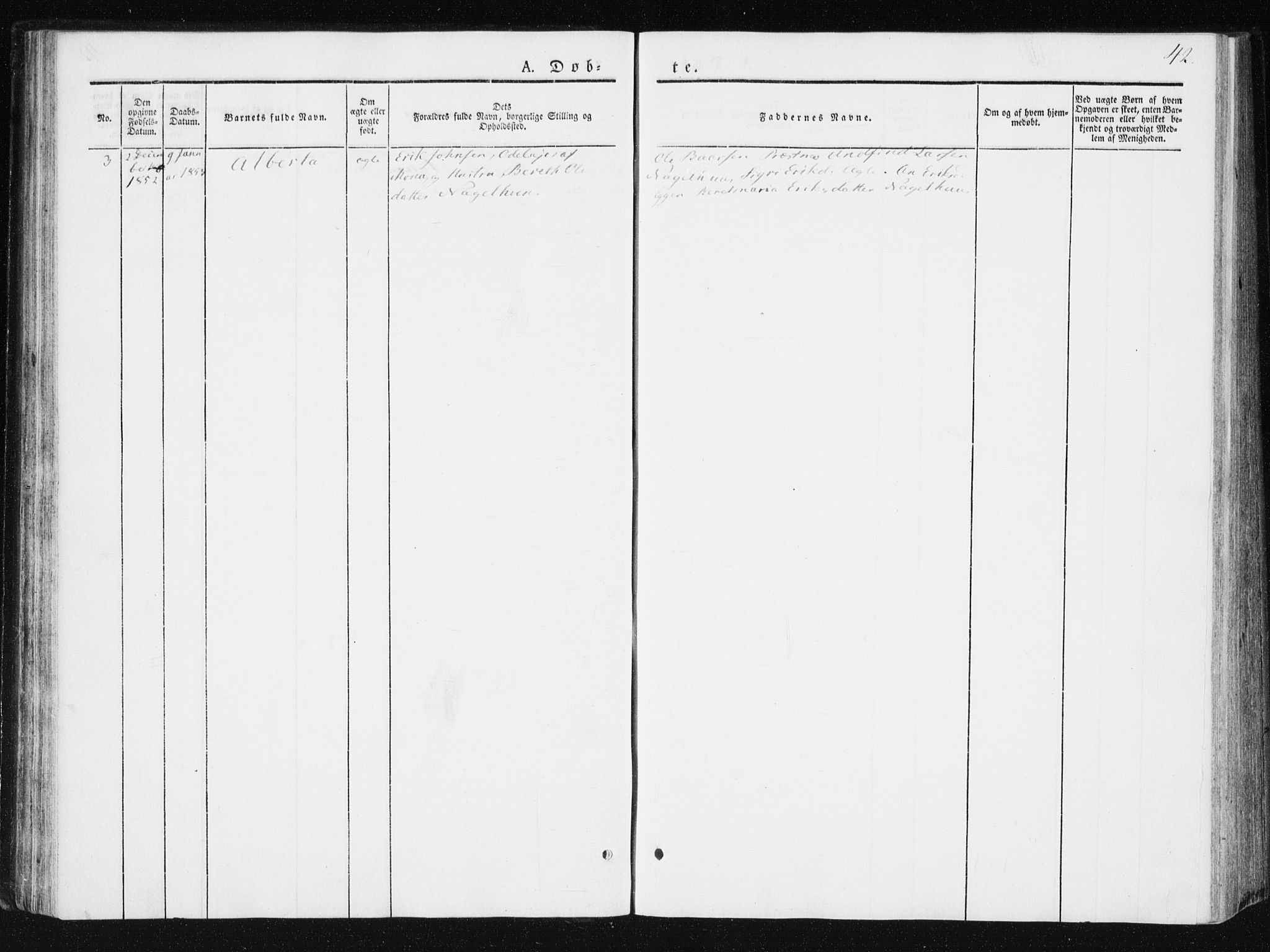 Ministerialprotokoller, klokkerbøker og fødselsregistre - Nord-Trøndelag, AV/SAT-A-1458/749/L0470: Ministerialbok nr. 749A04, 1834-1853, s. 42