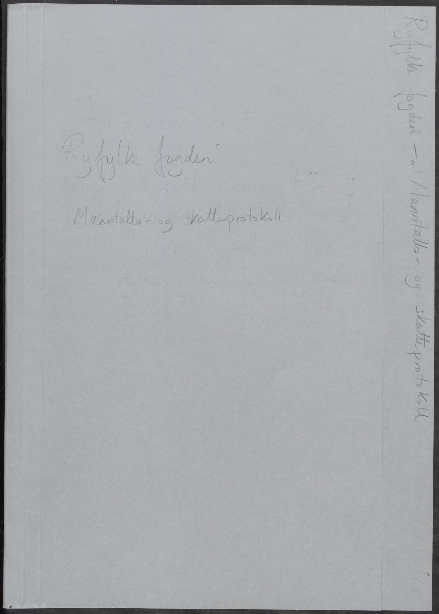 Rentekammeret inntil 1814, Reviderte regnskaper, Mindre regnskaper, AV/RA-EA-4068/Rf/Rfe/L0040: Ryfylke fogderi, Råbyggelaget fogderi, Salten fogderi, 1789, s. 2
