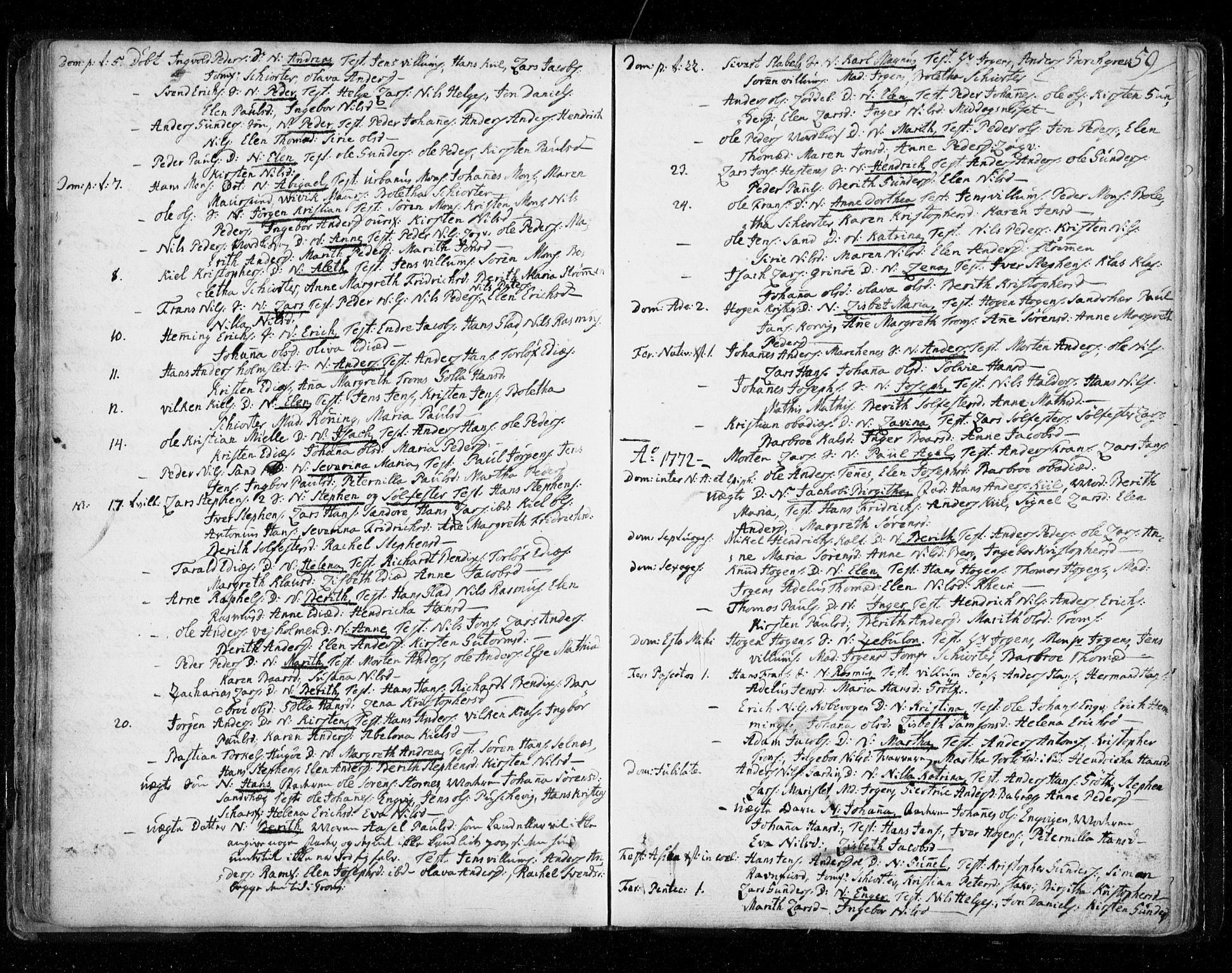 Tromsø sokneprestkontor/stiftsprosti/domprosti, AV/SATØ-S-1343/G/Ga/L0002kirke: Ministerialbok nr. 2, 1753-1778, s. 59