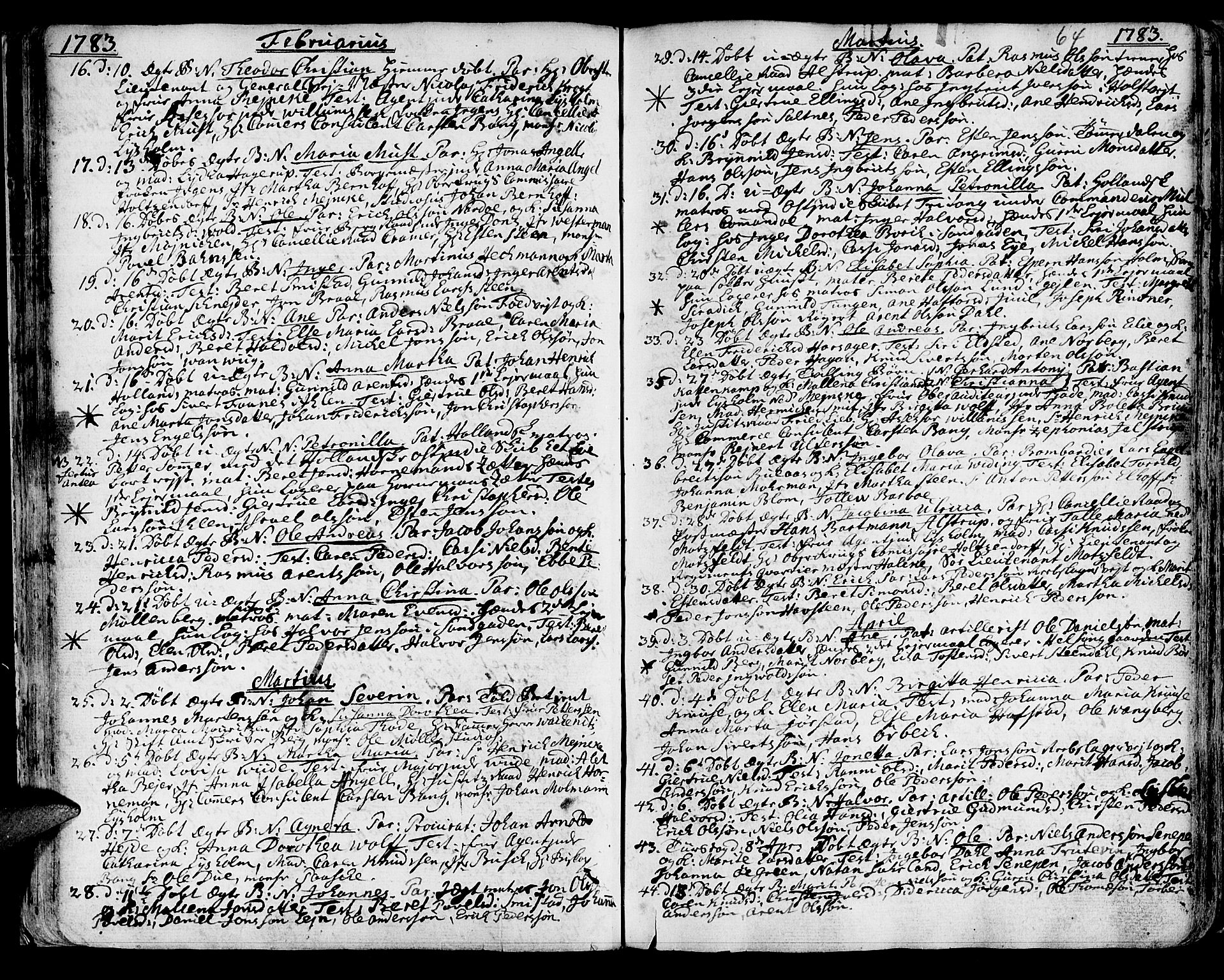 Ministerialprotokoller, klokkerbøker og fødselsregistre - Sør-Trøndelag, AV/SAT-A-1456/601/L0039: Ministerialbok nr. 601A07, 1770-1819, s. 64