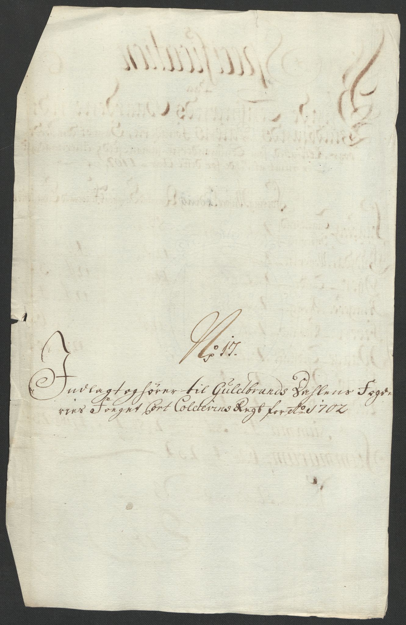 Rentekammeret inntil 1814, Reviderte regnskaper, Fogderegnskap, AV/RA-EA-4092/R17/L1175: Fogderegnskap Gudbrandsdal, 1702, s. 151