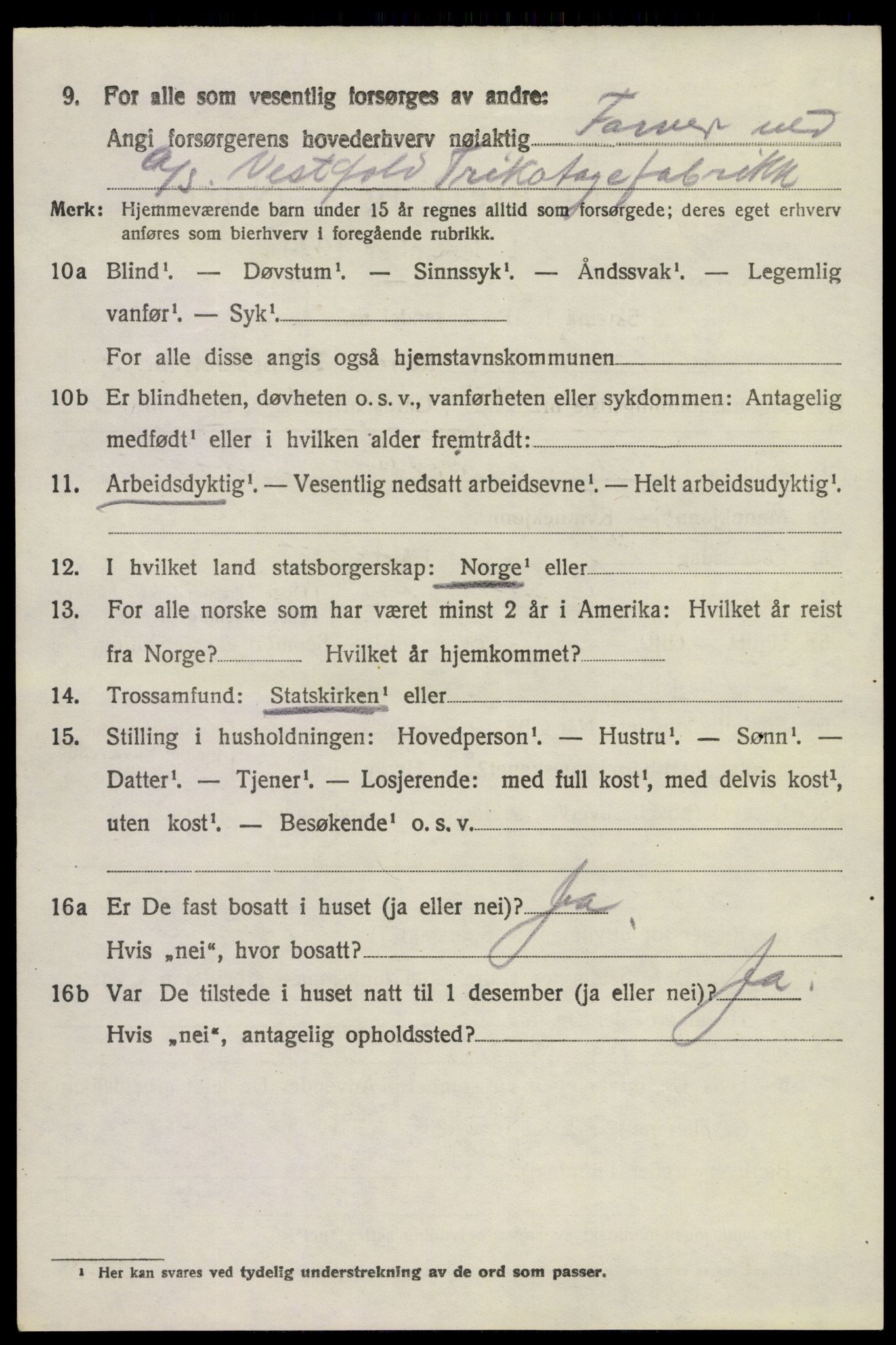 SAKO, Folketelling 1920 for 0726 Brunlanes herred, 1920, s. 5758