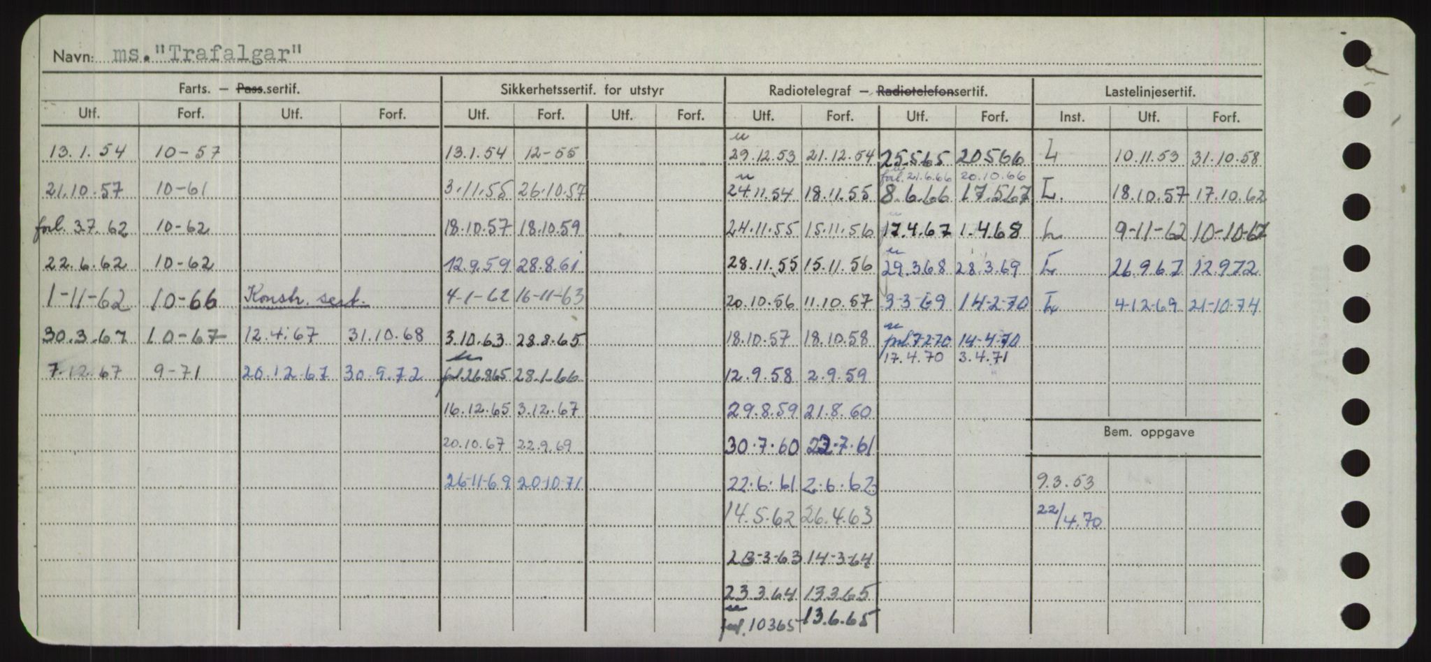 Sjøfartsdirektoratet med forløpere, Skipsmålingen, RA/S-1627/H/Hd/L0039: Fartøy, Ti-Tø, s. 464