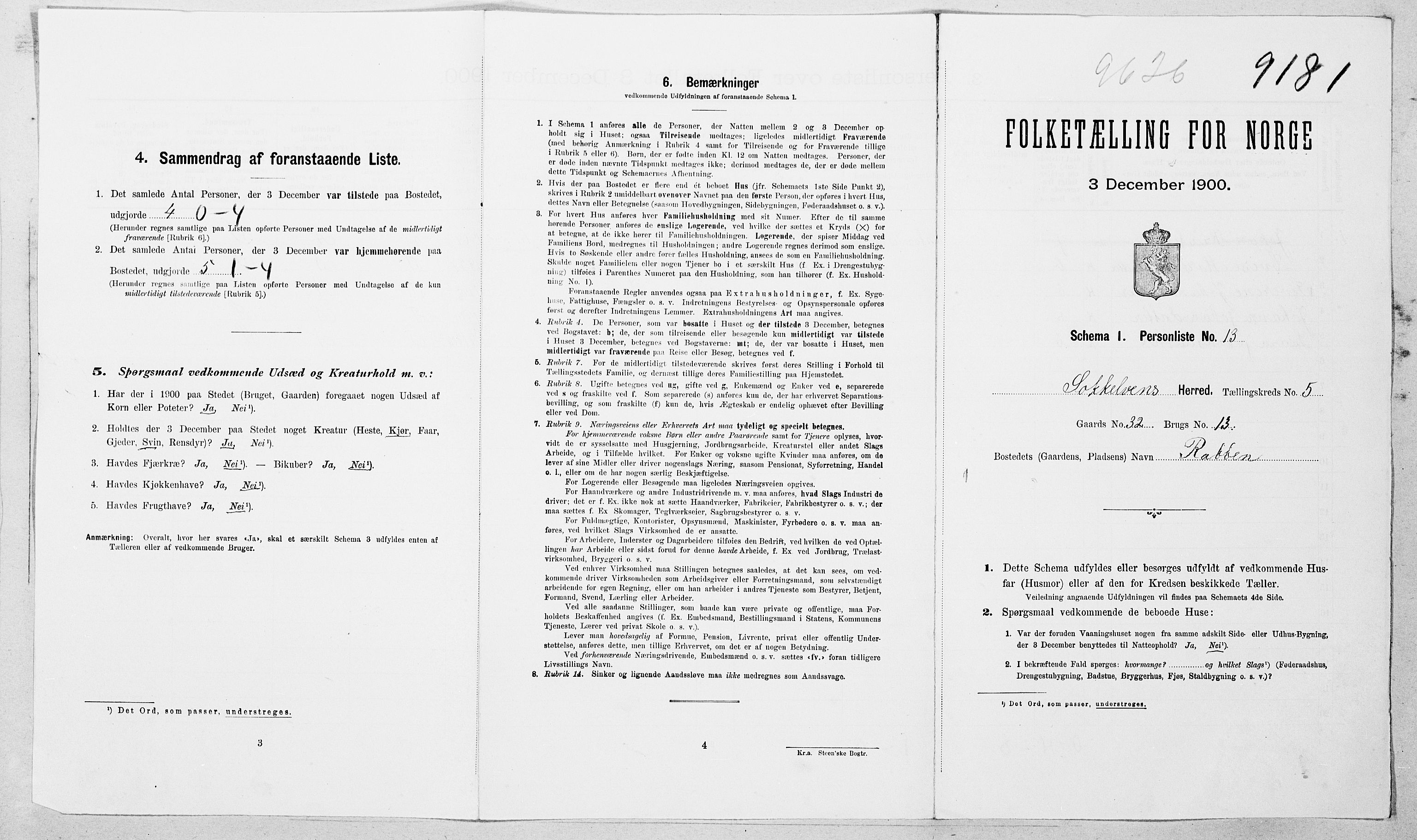 SAT, Folketelling 1900 for 1528 Sykkylven herred, 1900, s. 46