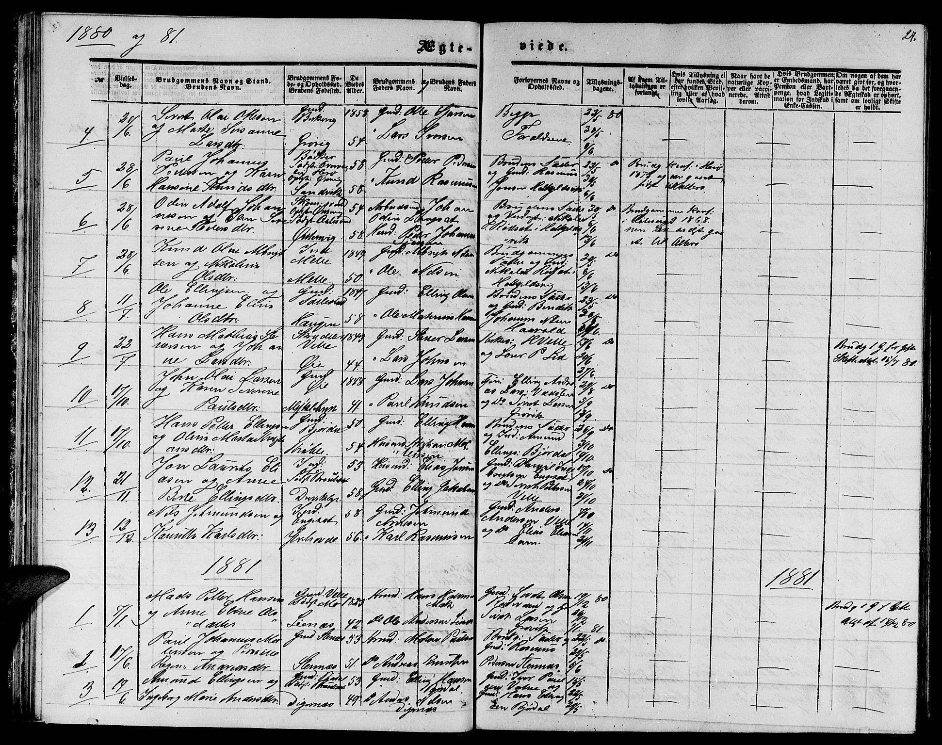 Ministerialprotokoller, klokkerbøker og fødselsregistre - Møre og Romsdal, SAT/A-1454/513/L0188: Klokkerbok nr. 513C02, 1865-1882, s. 24