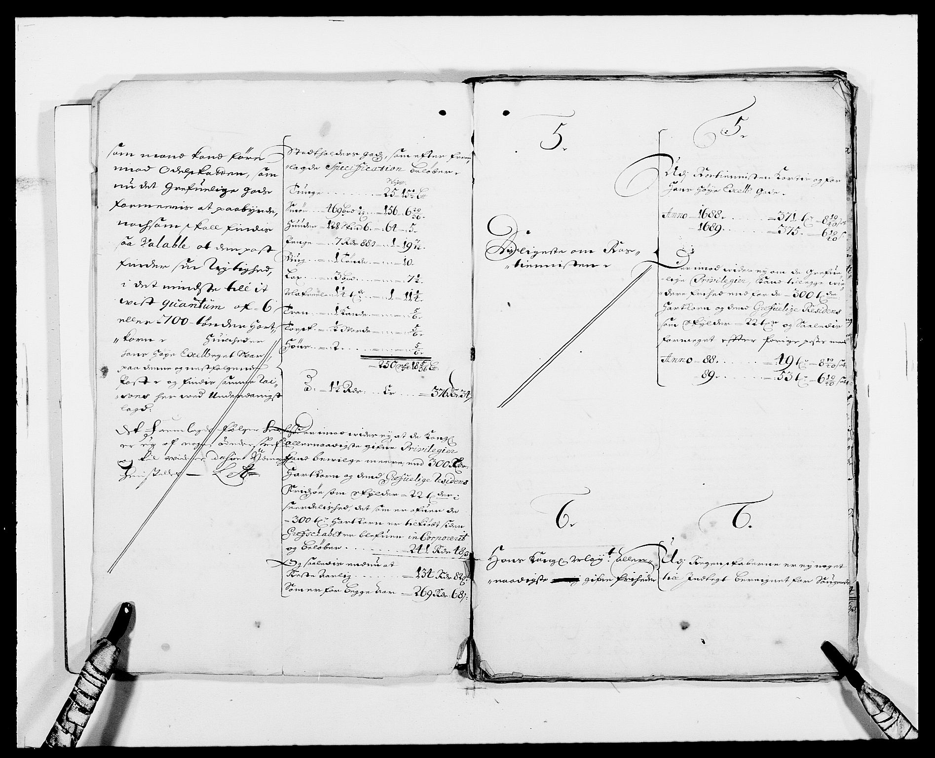 Rentekammeret inntil 1814, Reviderte regnskaper, Fogderegnskap, RA/EA-4092/R33/L1971: Fogderegnskap Larvik grevskap, 1688-1689, s. 408
