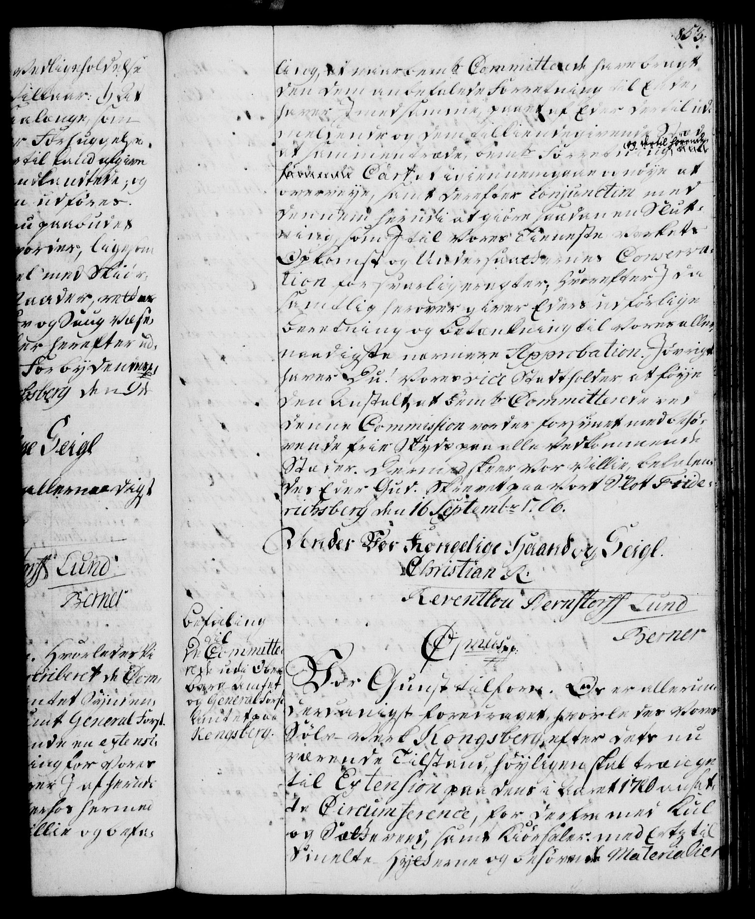 Rentekammeret, Kammerkanselliet, AV/RA-EA-3111/G/Gg/Gga/L0007: Norsk ekspedisjonsprotokoll med register (merket RK 53.7), 1759-1768, s. 853