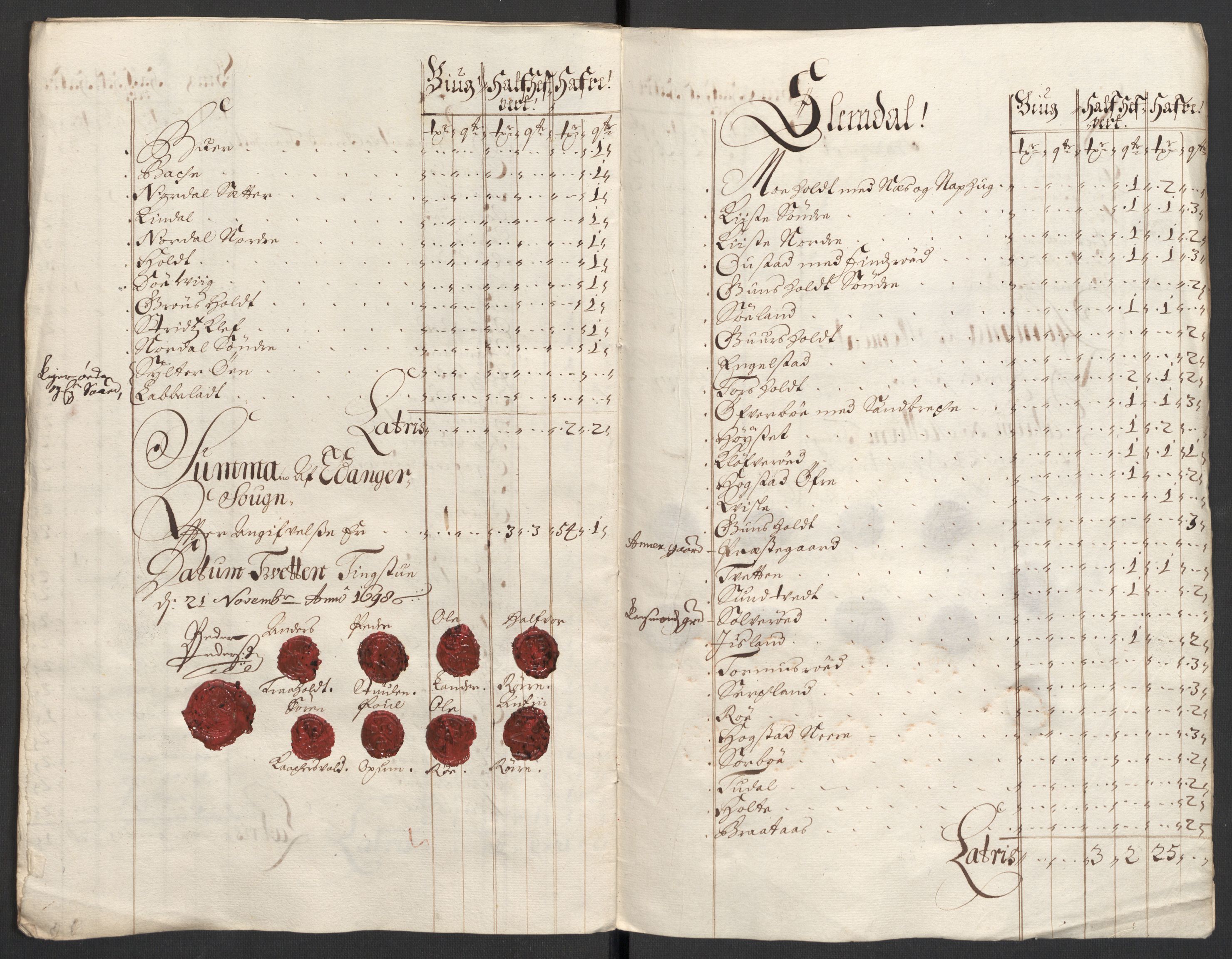 Rentekammeret inntil 1814, Reviderte regnskaper, Fogderegnskap, AV/RA-EA-4092/R36/L2099: Fogderegnskap Øvre og Nedre Telemark og Bamble, 1698, s. 38