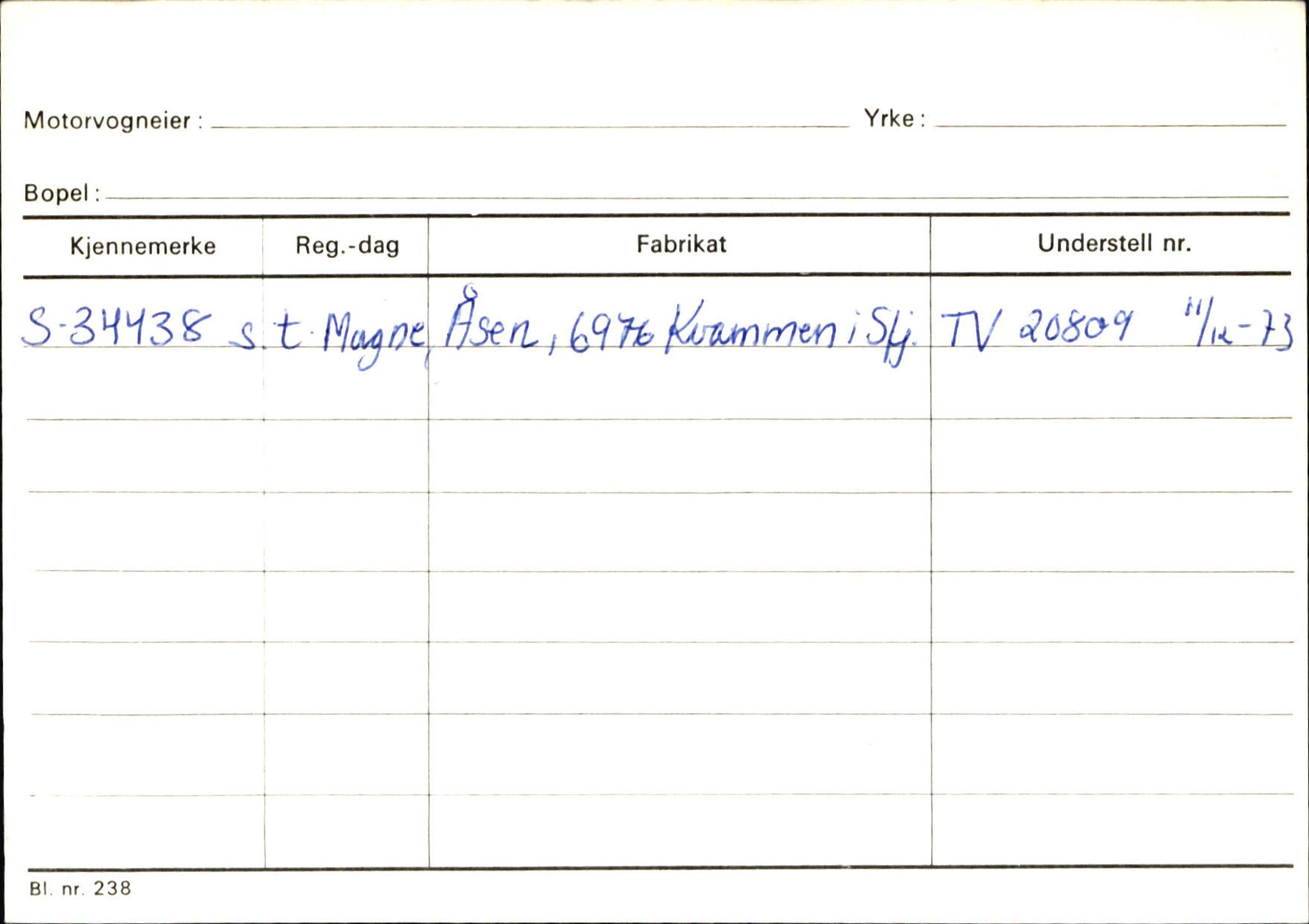 Statens vegvesen, Sogn og Fjordane vegkontor, AV/SAB-A-5301/4/F/L0132: Eigarregister Askvoll A-Å. Balestrand A-Å, 1945-1975, s. 1744