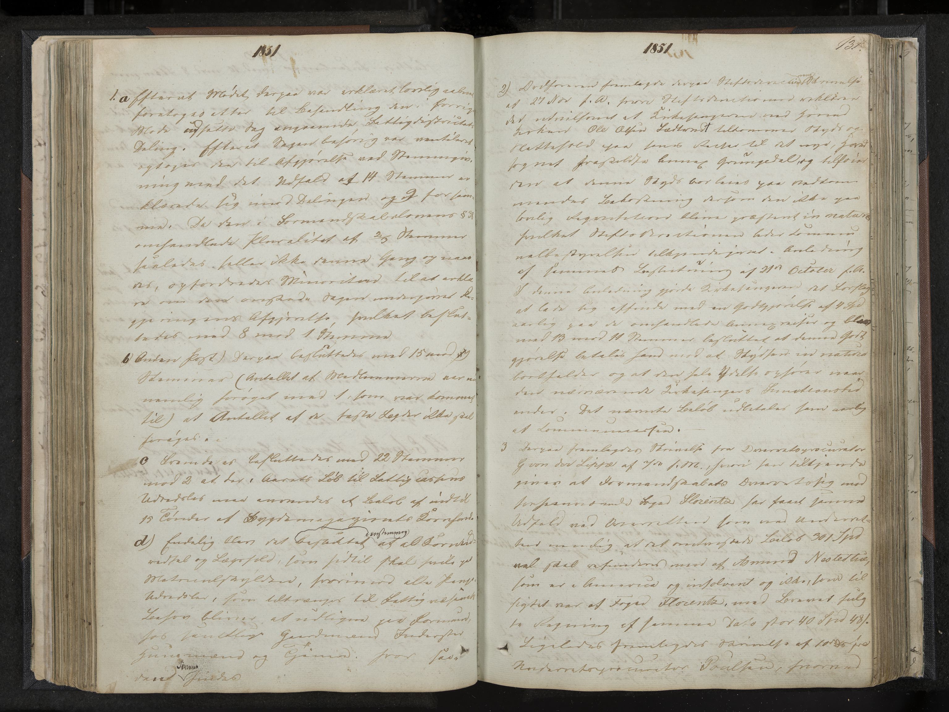 Vinje formannskap og sentraladministrasjon, IKAK/0834021-1/A/L0001: Møtebok, 1838-1889, s. 131