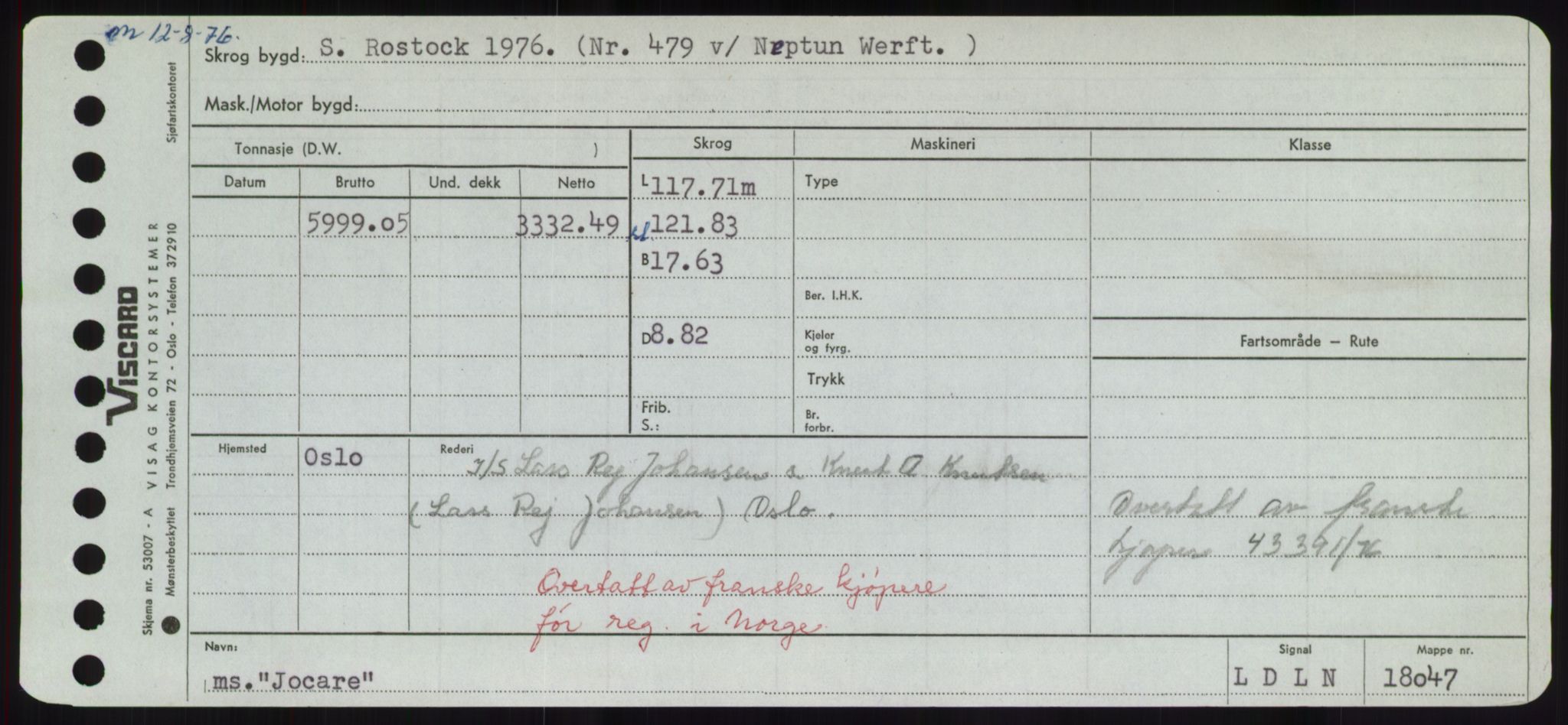 Sjøfartsdirektoratet med forløpere, Skipsmålingen, AV/RA-S-1627/H/Hd/L0019: Fartøy, J, s. 427
