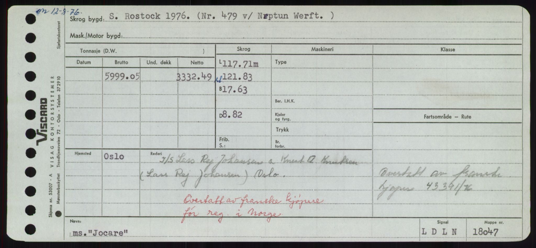 Sjøfartsdirektoratet med forløpere, Skipsmålingen, RA/S-1627/H/Hd/L0019: Fartøy, J, s. 427