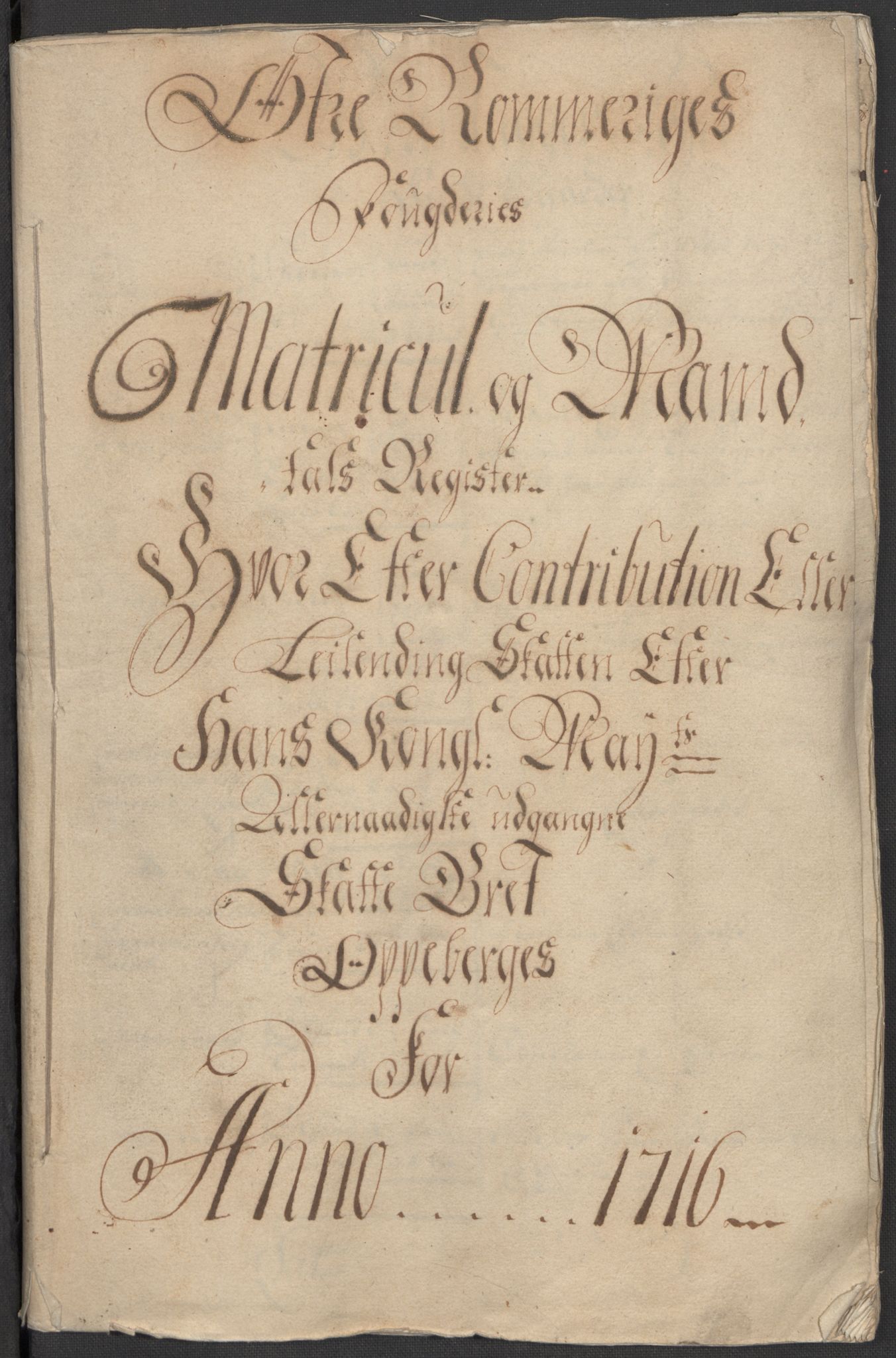 Rentekammeret inntil 1814, Reviderte regnskaper, Fogderegnskap, RA/EA-4092/R12/L0725: Fogderegnskap Øvre Romerike, 1716, s. 22