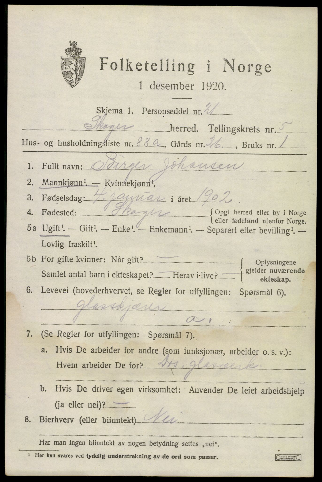 SAKO, Folketelling 1920 for 0712 Skoger herred, 1920, s. 12173