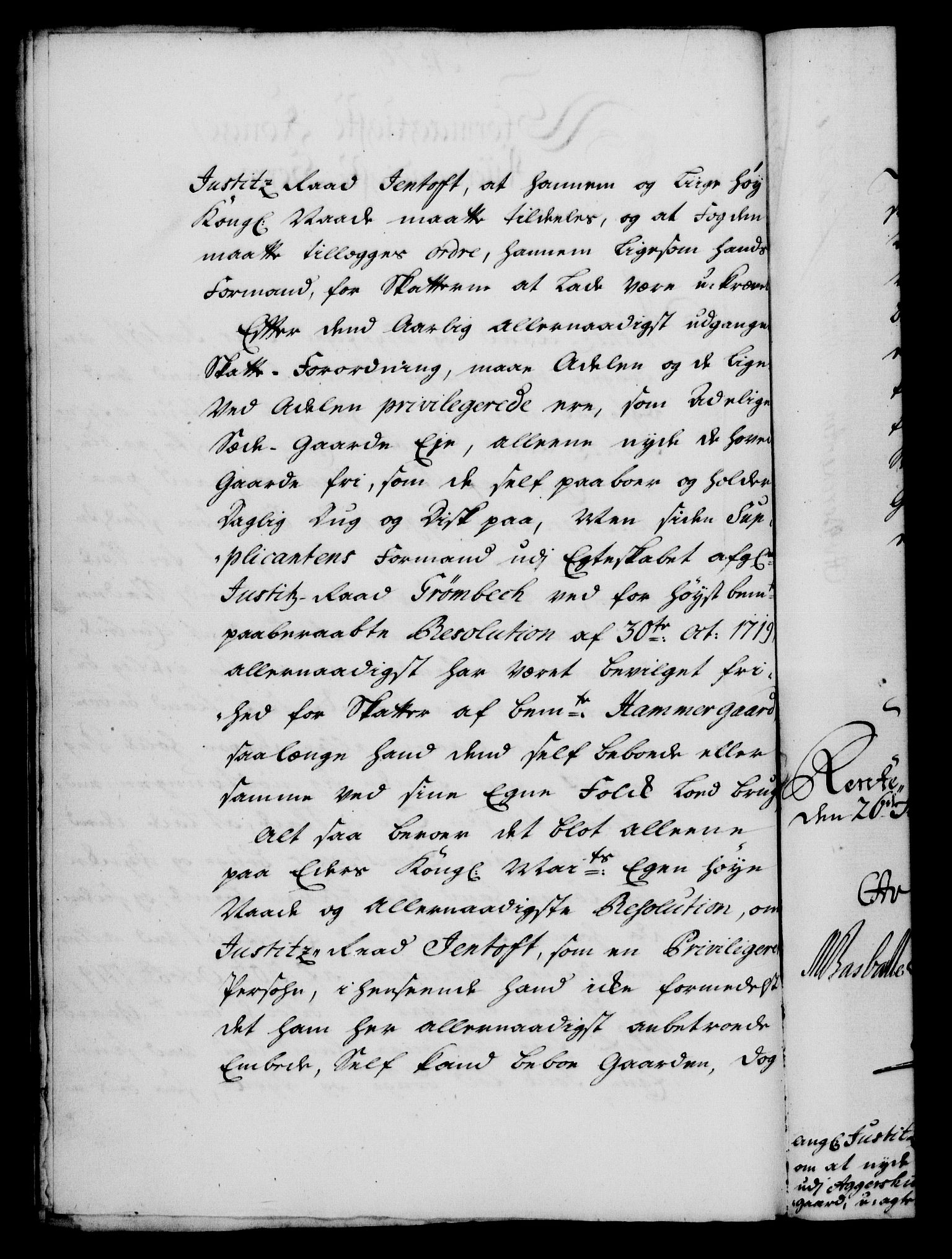 Rentekammeret, Kammerkanselliet, RA/EA-3111/G/Gf/Gfa/L0024: Norsk relasjons- og resolusjonsprotokoll (merket RK 52.24), 1741, s. 460