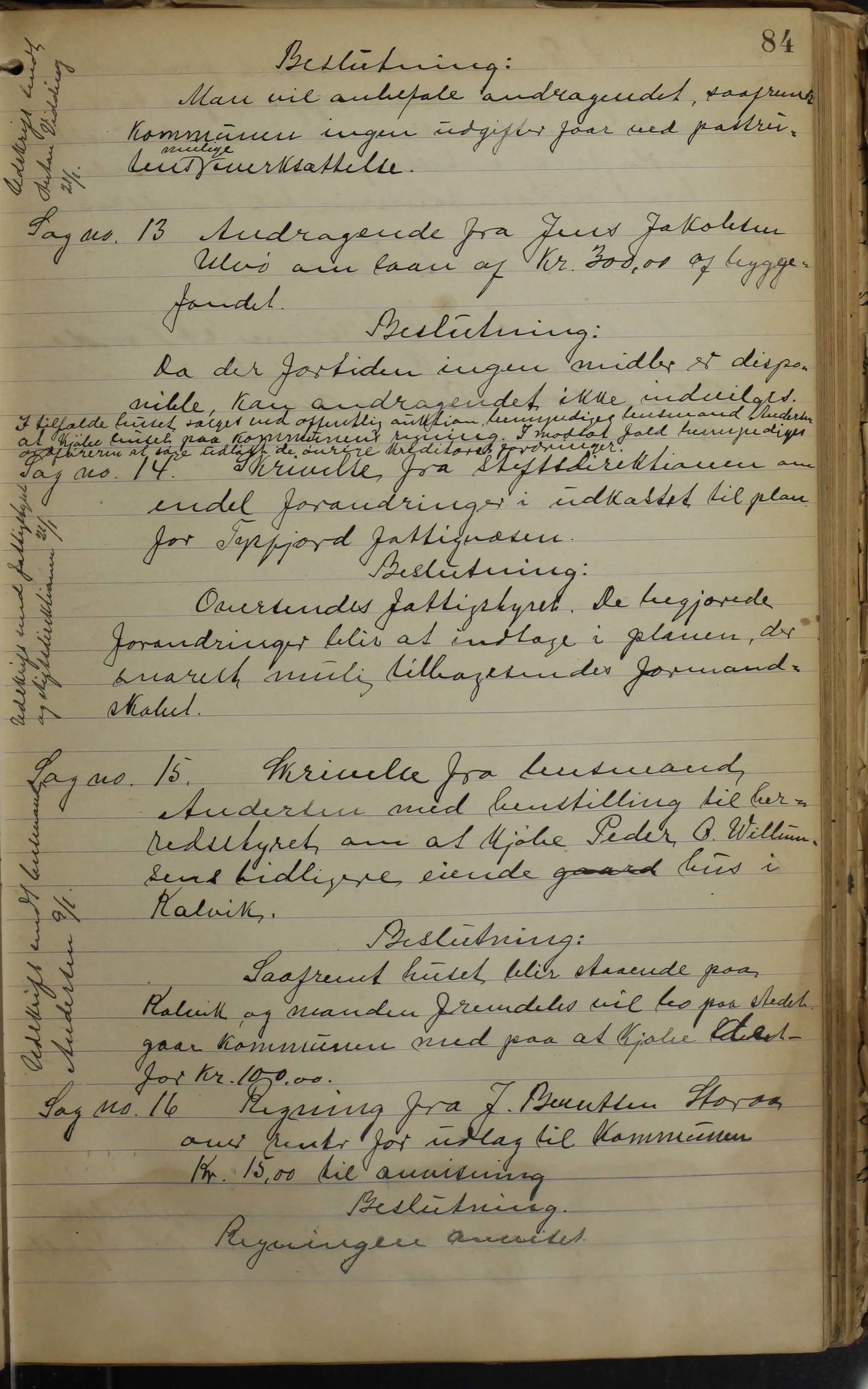 Tysfjord kommune. Formannskapet, AIN/K-18500.150/100/L0002: Forhandlingsprotokoll for Tysfjordens formandskap, 1895-1912