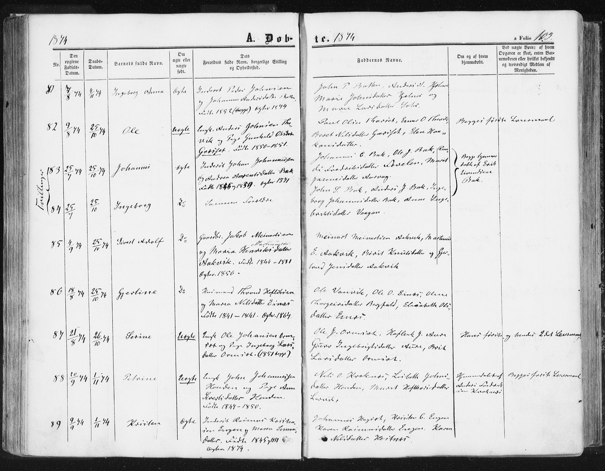 Ministerialprotokoller, klokkerbøker og fødselsregistre - Møre og Romsdal, AV/SAT-A-1454/578/L0905: Ministerialbok nr. 578A04, 1859-1877, s. 103