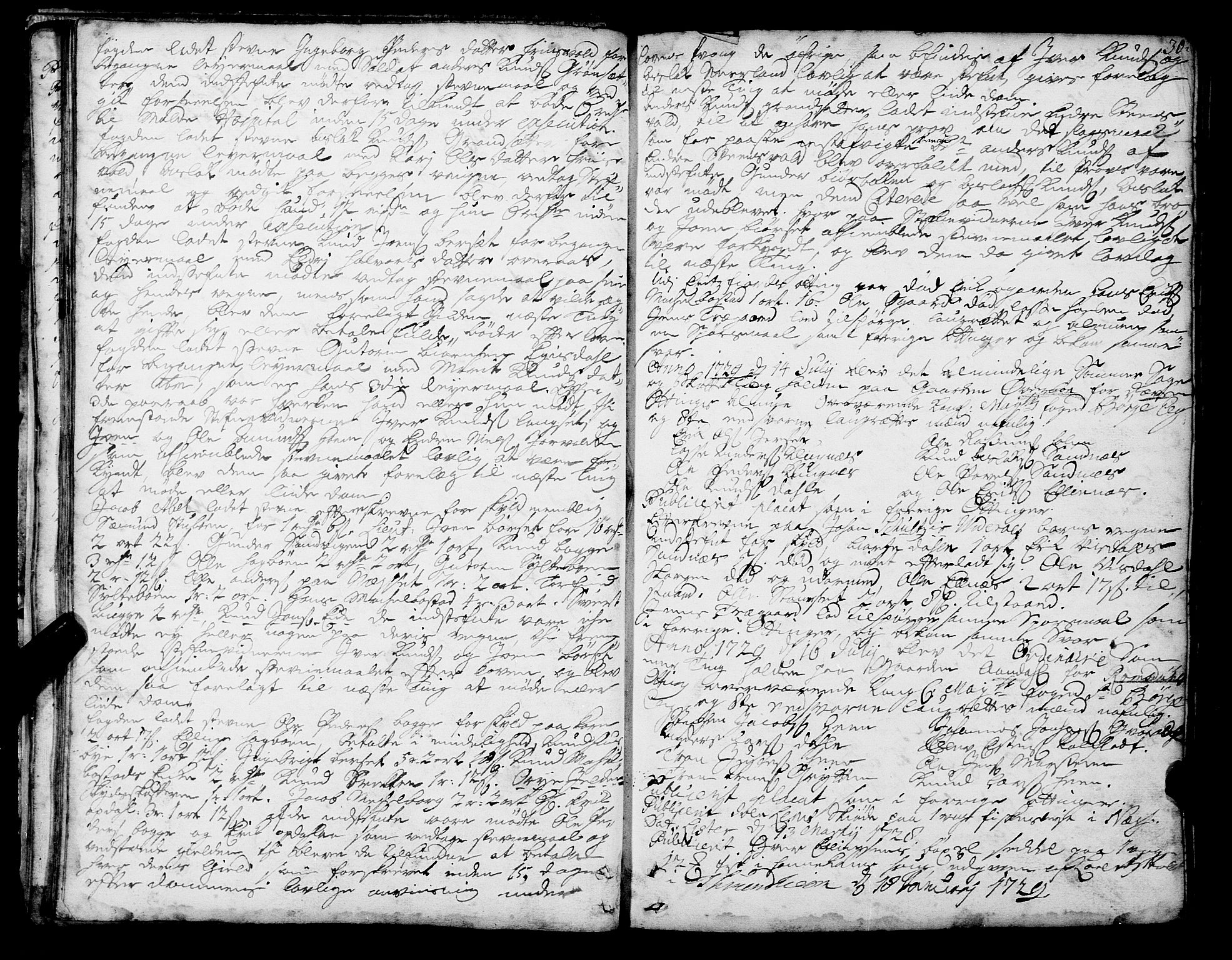 Romsdal sorenskriveri, AV/SAT-A-4149/1/1/1A/L0010: Tingbok, 1728-1732, s. 30