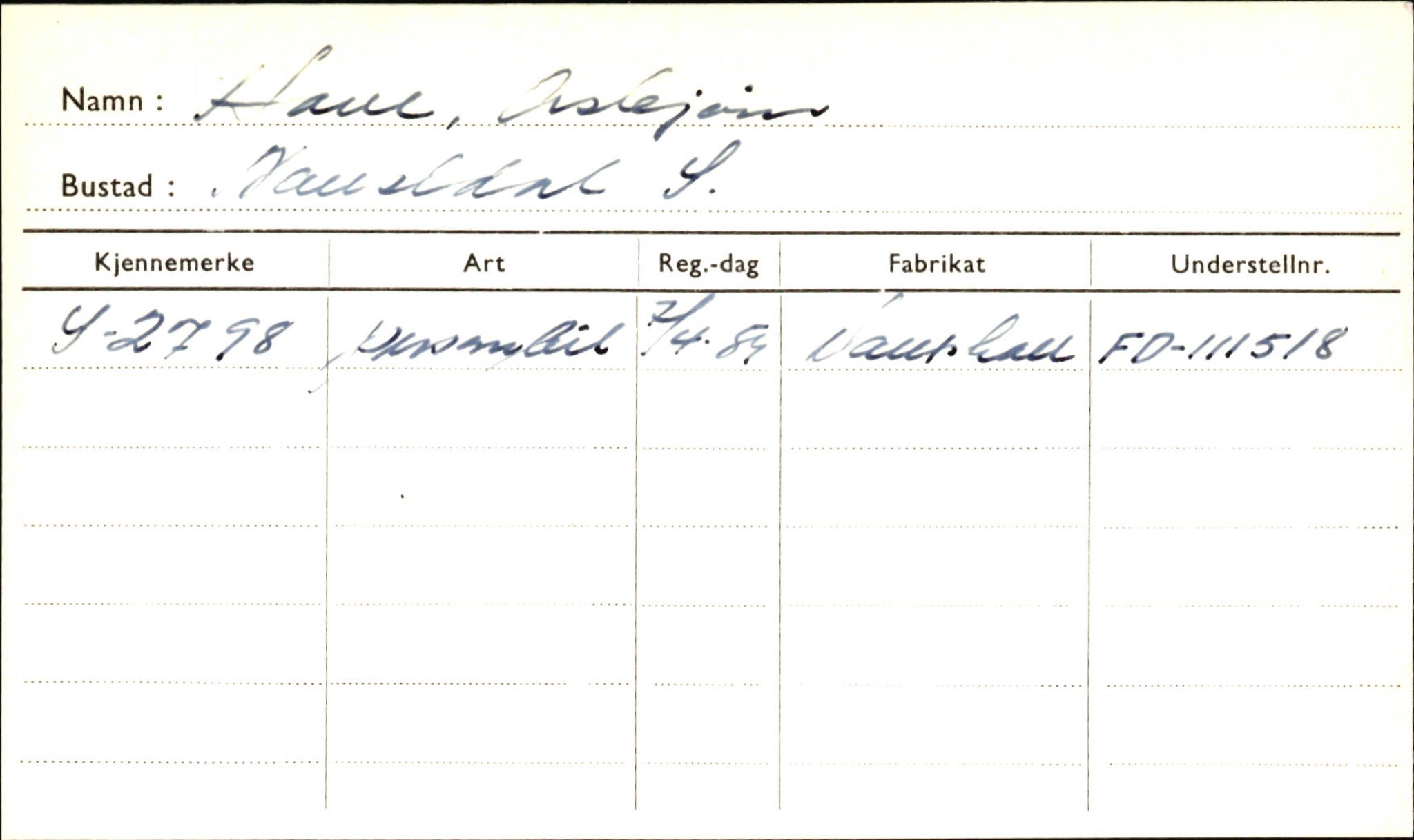 Statens vegvesen, Sogn og Fjordane vegkontor, SAB/A-5301/4/F/L0001A: Eigarregister Fjordane til 1.6.1961, 1930-1961, s. 692