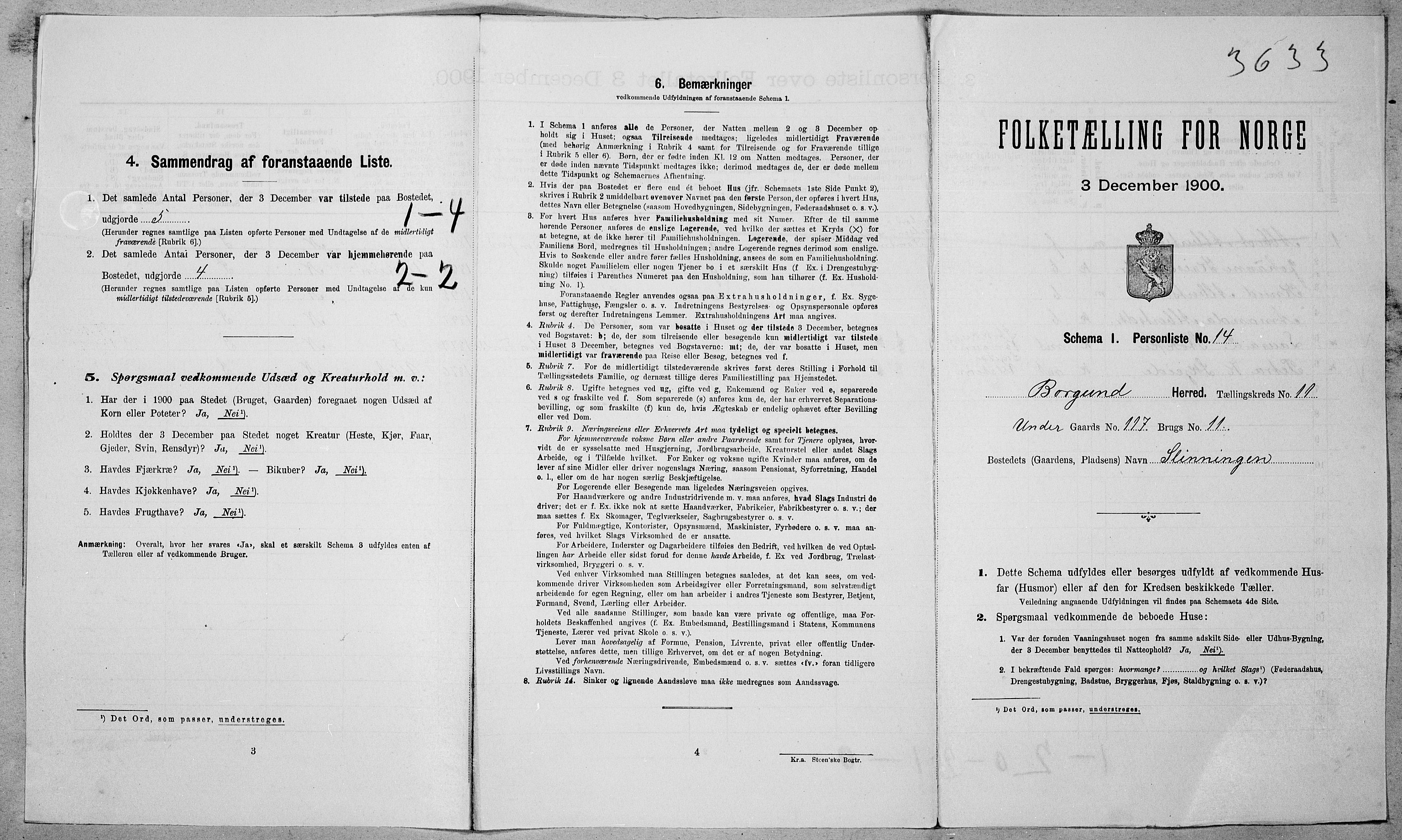 SAT, Folketelling 1900 for 1531 Borgund herred, 1900, s. 1194