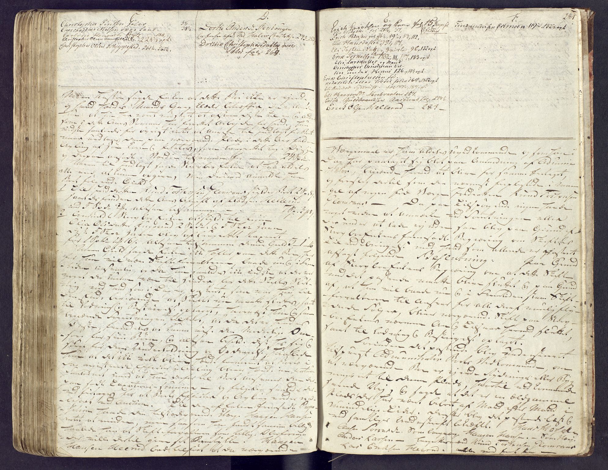 Solør og Odalen sorenskriveri, SAH/TING-026/J/Jc/L0001: Skifteforhandlingsprotokoll - Odalen, 1814-1825, s. 284