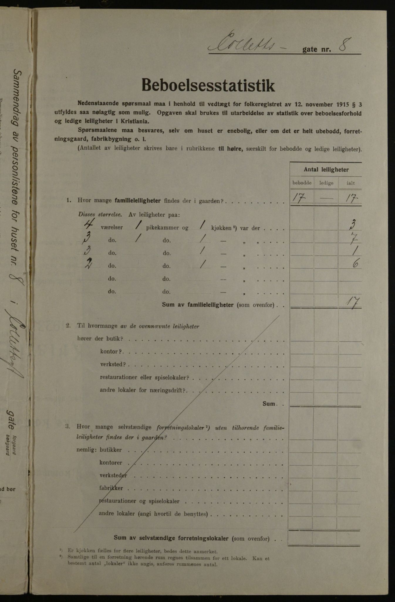 OBA, Kommunal folketelling 1.12.1923 for Kristiania, 1923, s. 14749