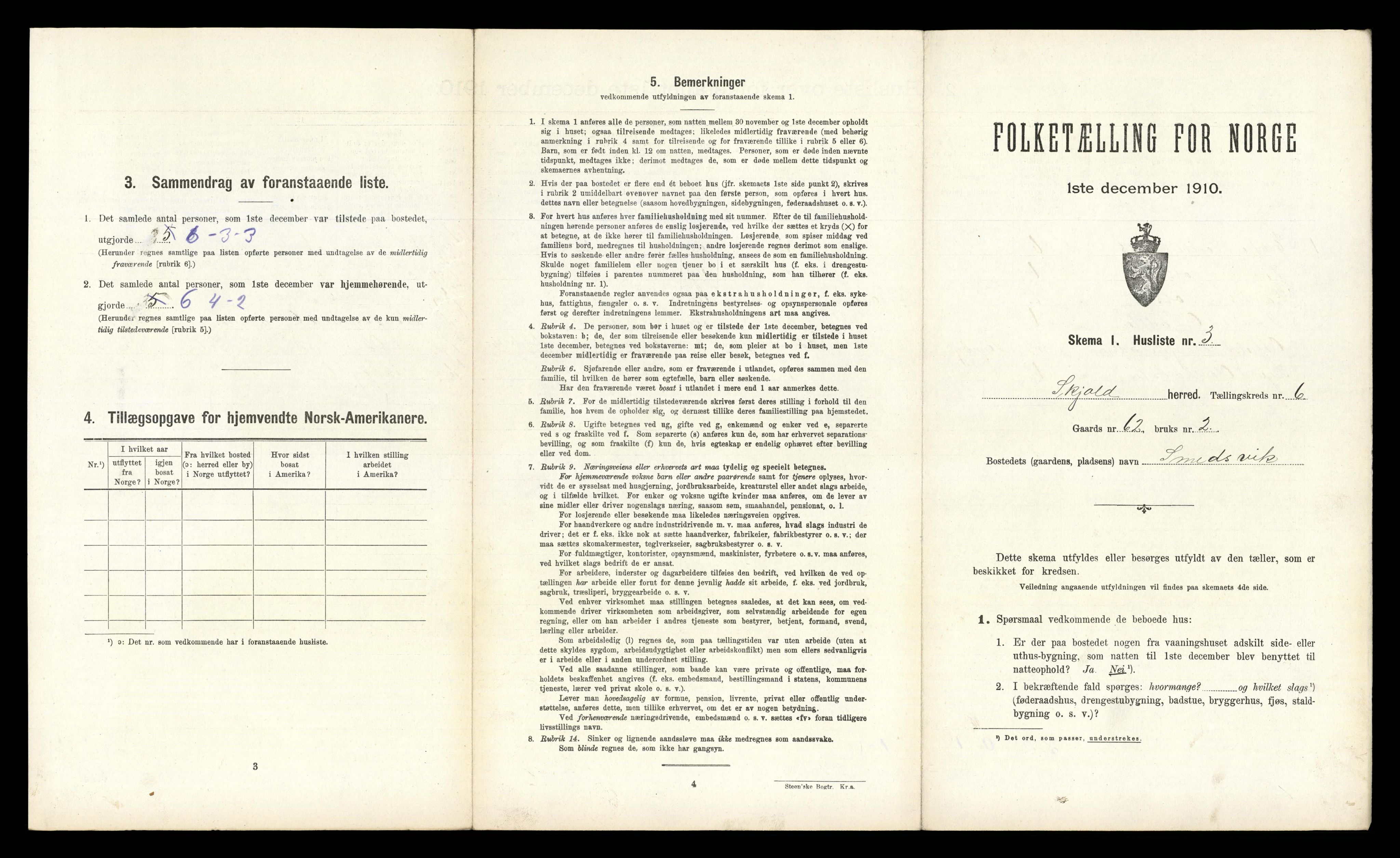 RA, Folketelling 1910 for 1154 Skjold herred, 1910, s. 616