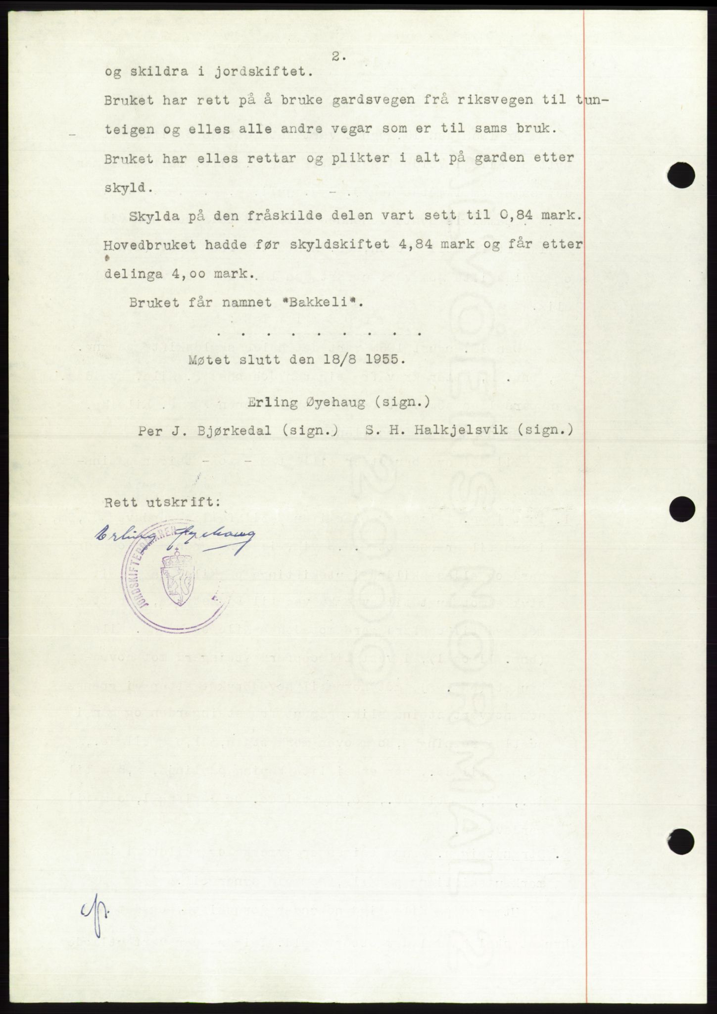 Søre Sunnmøre sorenskriveri, AV/SAT-A-4122/1/2/2C/L0102: Pantebok nr. 28A, 1955-1956, Dagboknr: 3181/1955