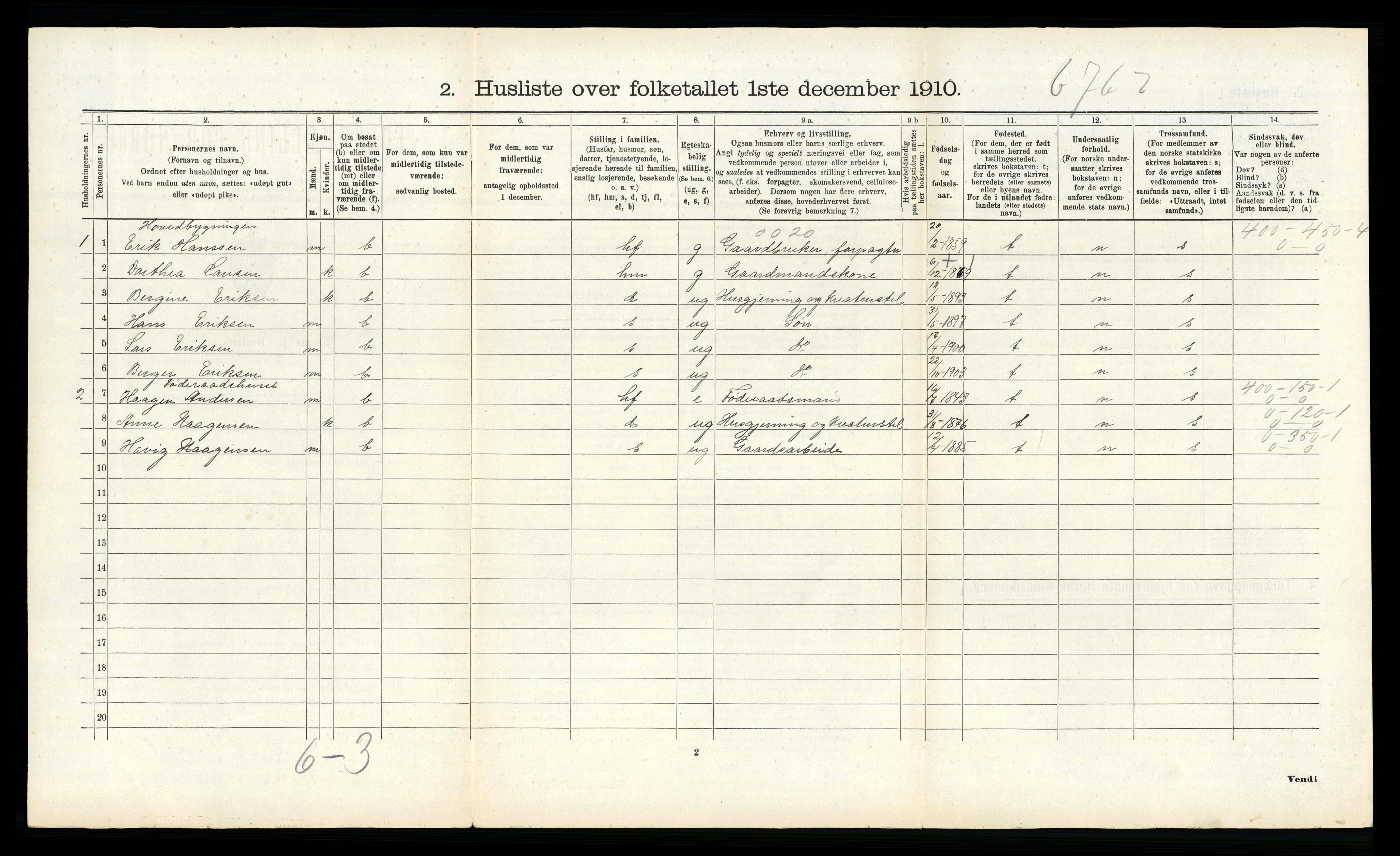 RA, Folketelling 1910 for 1833 Mo herred, 1910, s. 1192