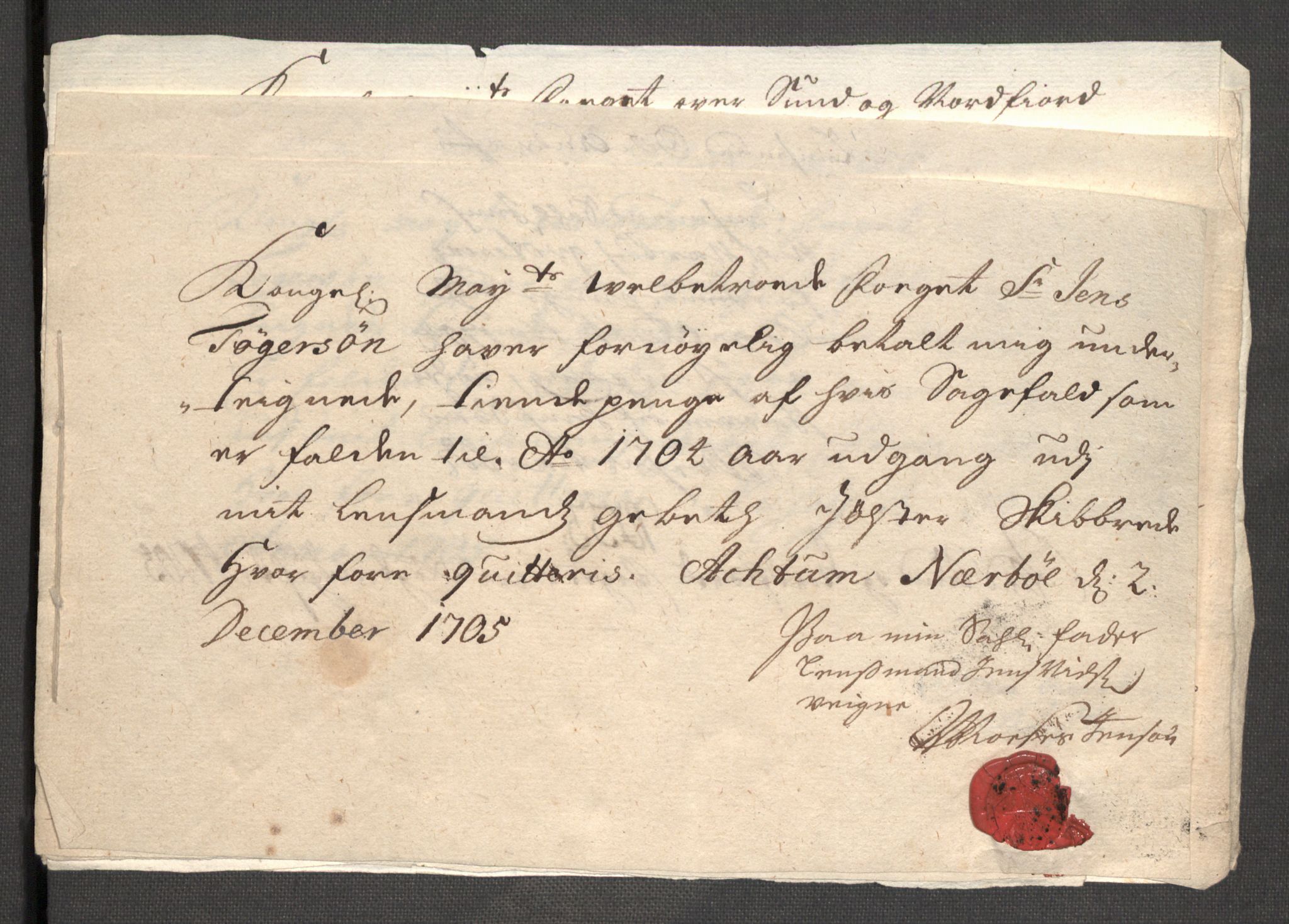 Rentekammeret inntil 1814, Reviderte regnskaper, Fogderegnskap, RA/EA-4092/R53/L3429: Fogderegnskap Sunn- og Nordfjord, 1705, s. 276