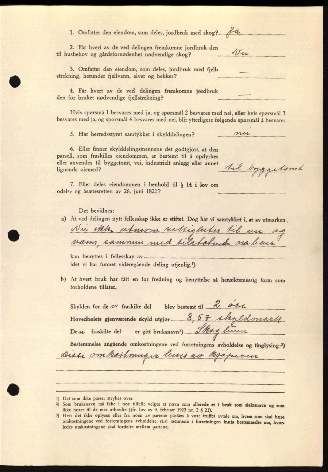 Romsdal sorenskriveri, AV/SAT-A-4149/1/2/2C: Pantebok nr. A11, 1941-1942, Dagboknr: 2322/1941