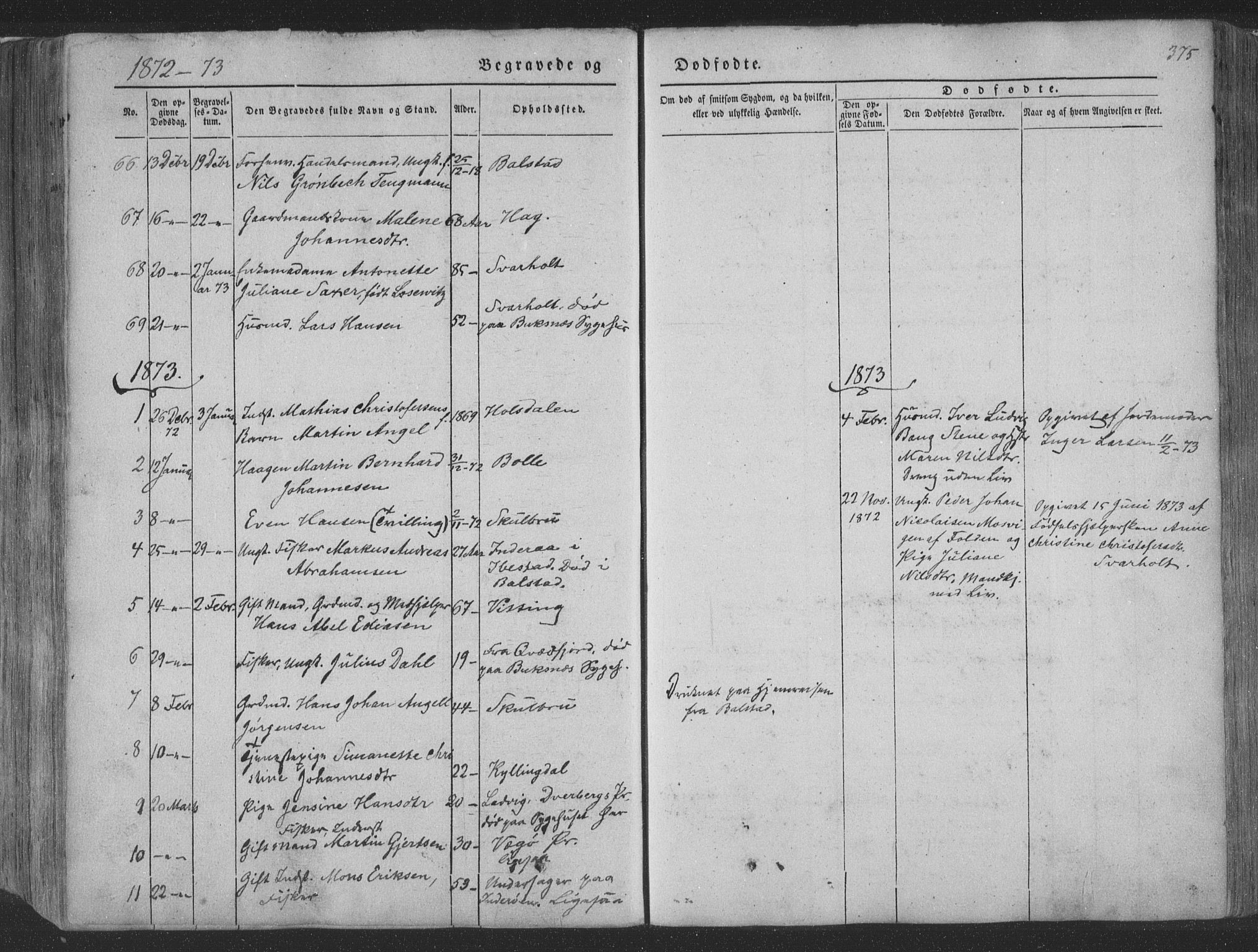 Ministerialprotokoller, klokkerbøker og fødselsregistre - Nordland, AV/SAT-A-1459/881/L1165: Klokkerbok nr. 881C02, 1854-1876, s. 375