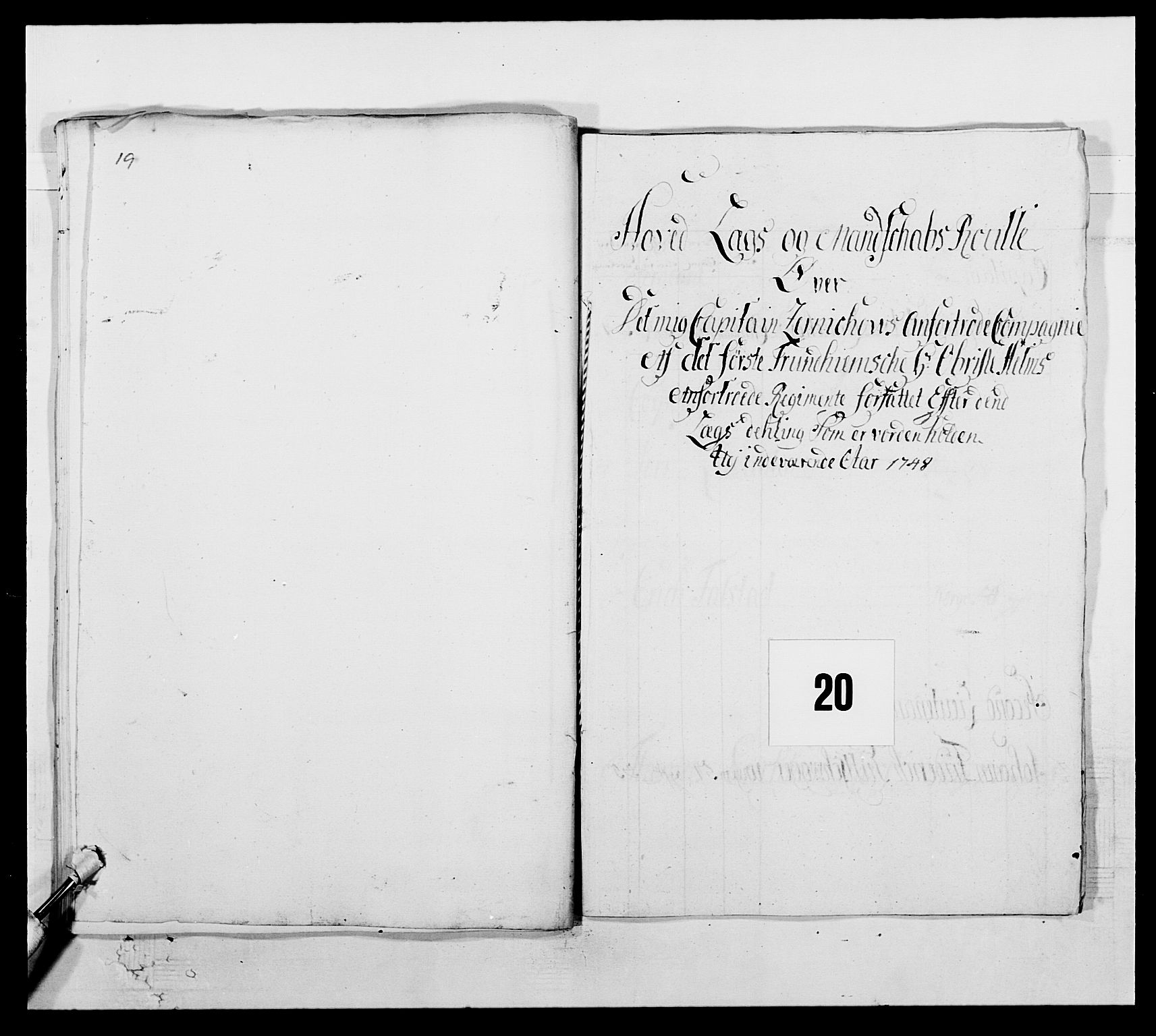 Kommanderende general (KG I) med Det norske krigsdirektorium, AV/RA-EA-5419/E/Ea/L0509: 1. Trondheimske regiment, 1740-1748, s. 229