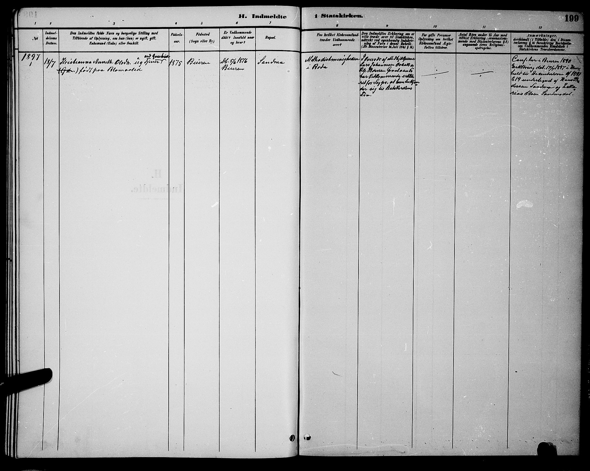 Ministerialprotokoller, klokkerbøker og fødselsregistre - Nordland, SAT/A-1459/846/L0654: Klokkerbok nr. 846C04, 1887-1901, s. 199