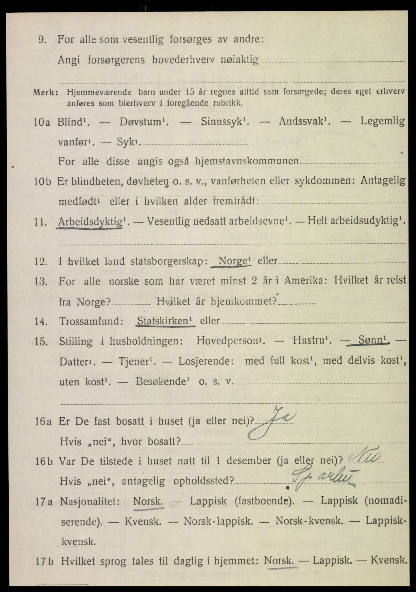 SAT, Folketelling 1920 for 1730 Røra herred, 1920, s. 1576