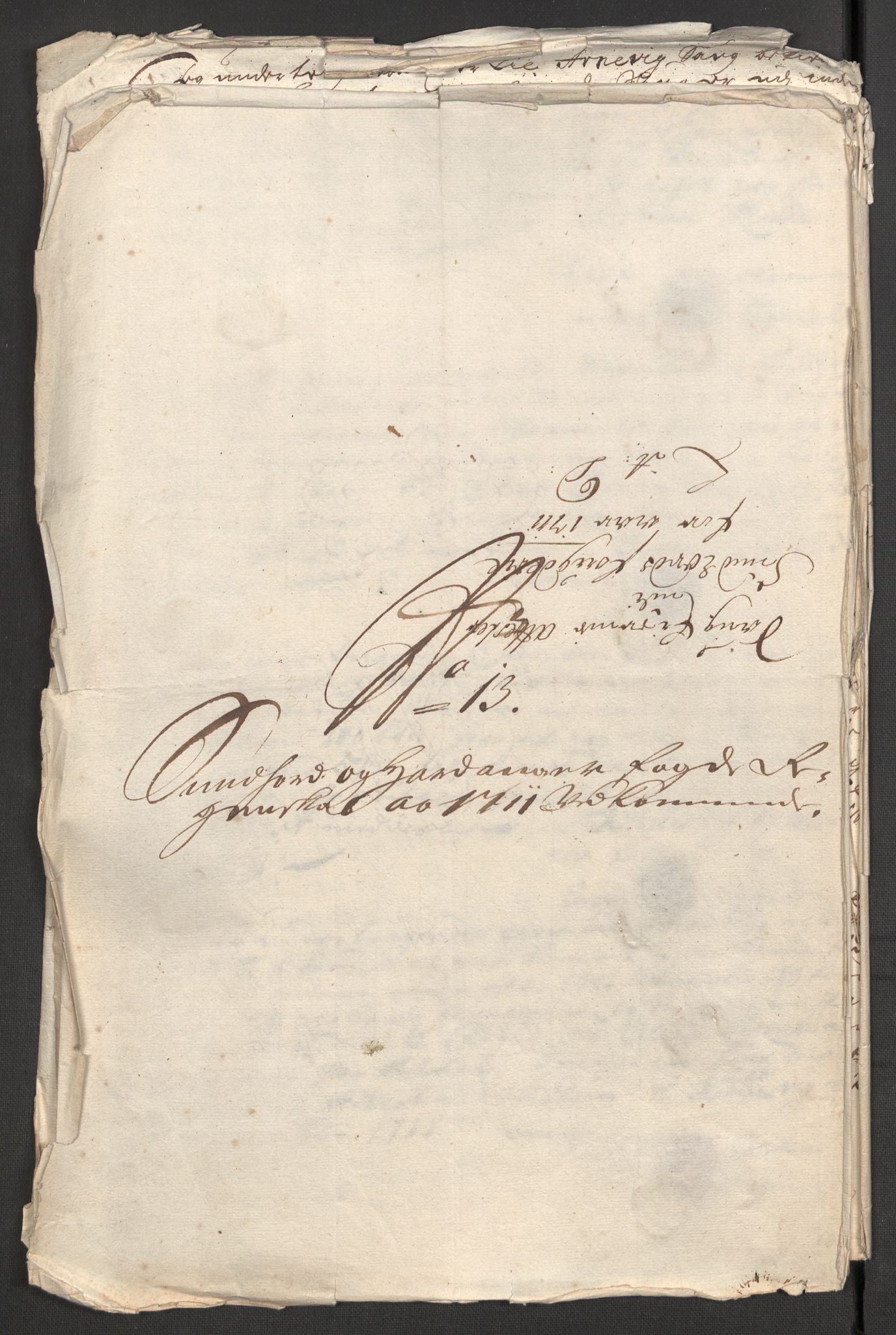 Rentekammeret inntil 1814, Reviderte regnskaper, Fogderegnskap, RA/EA-4092/R48/L2987: Fogderegnskap Sunnhordland og Hardanger, 1711, s. 153